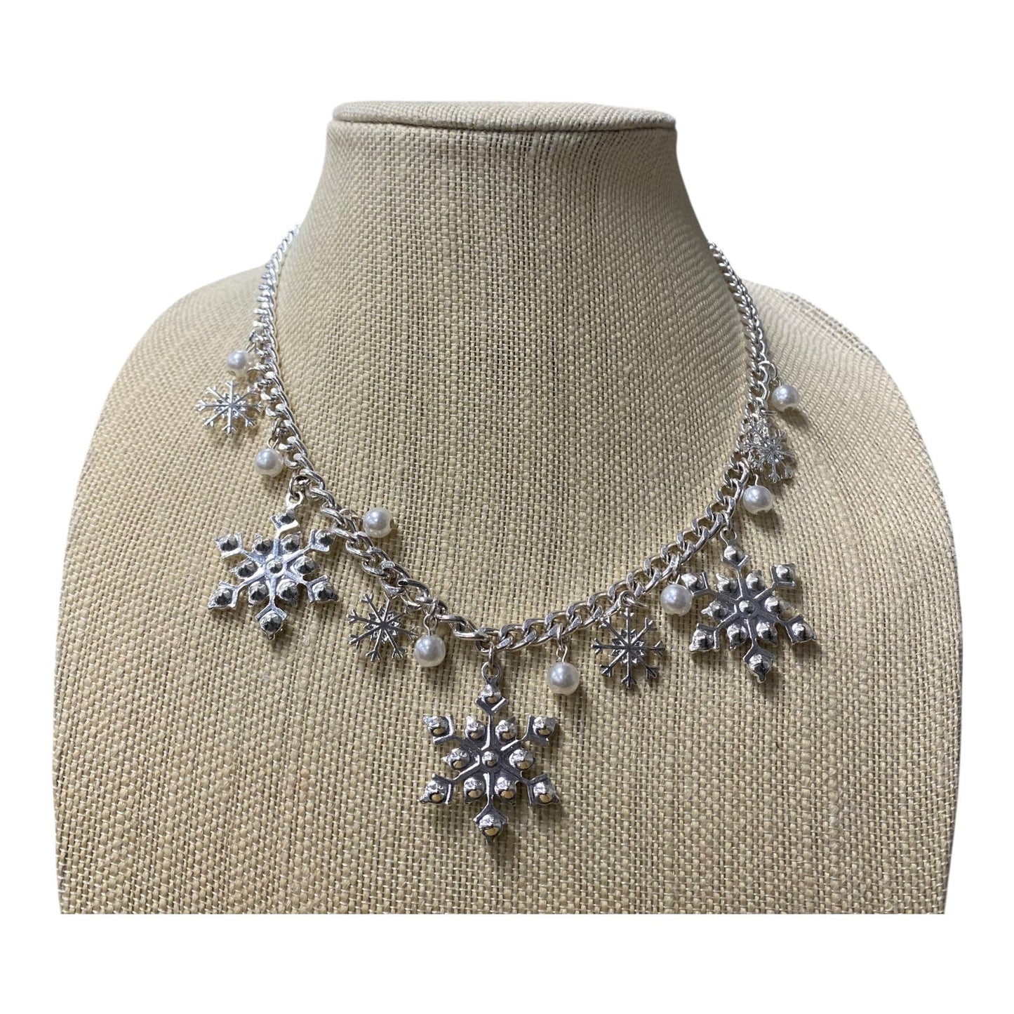 Necklace Statement In Silver