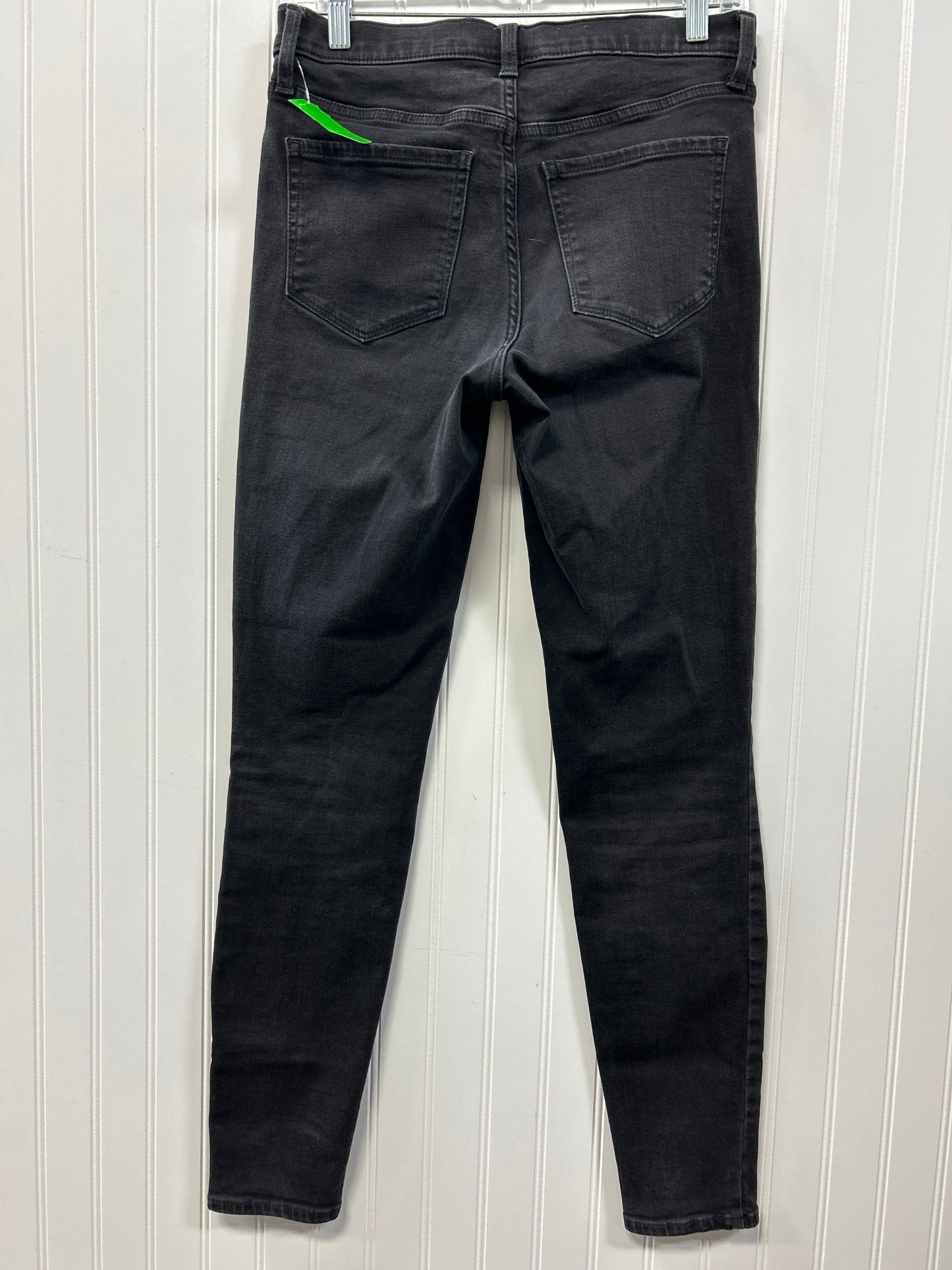 Jeans Skinny By Gap In Black Denim, Size:8L