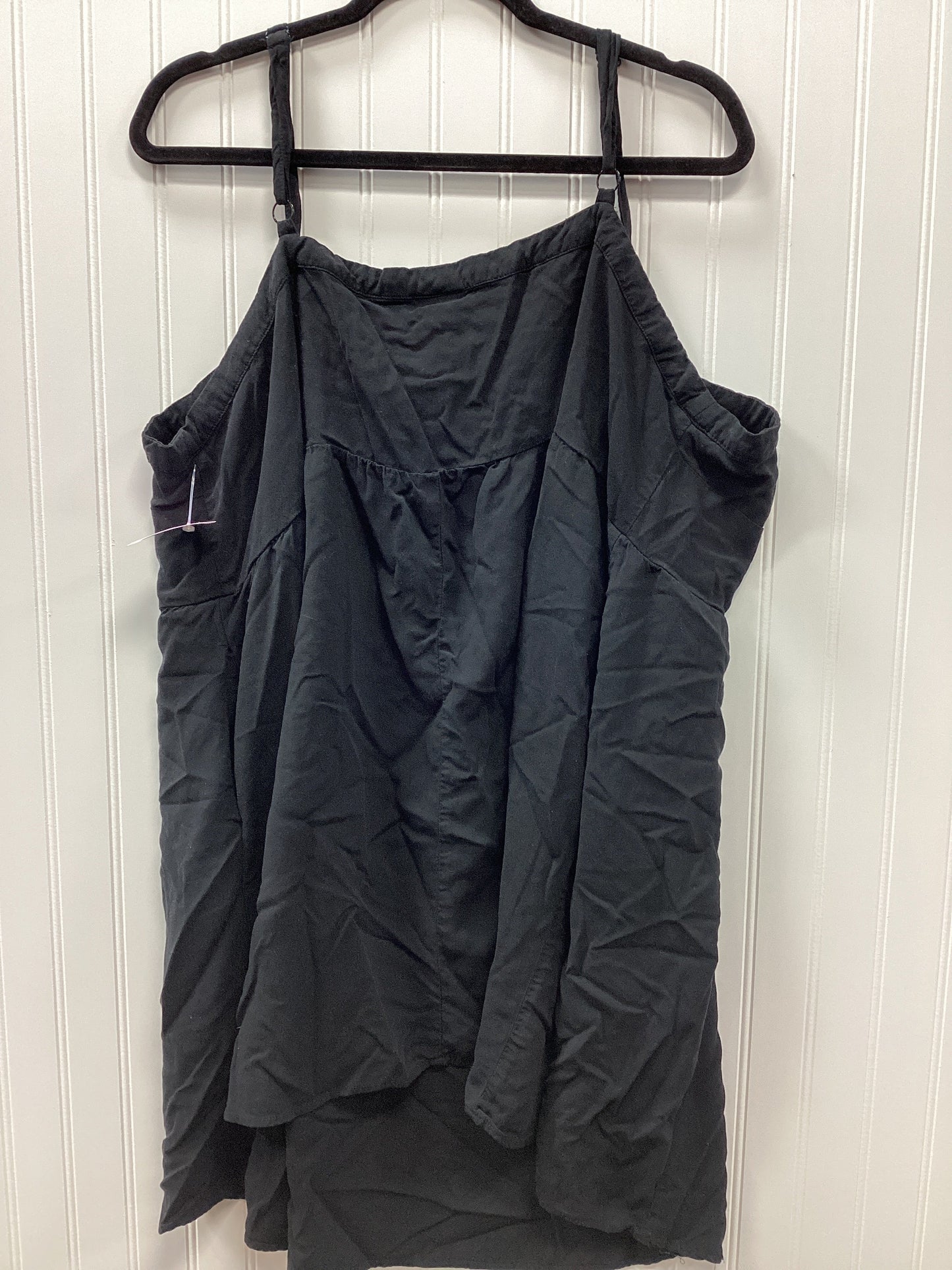 Top Sleeveless By Torrid In Black, Size:4X