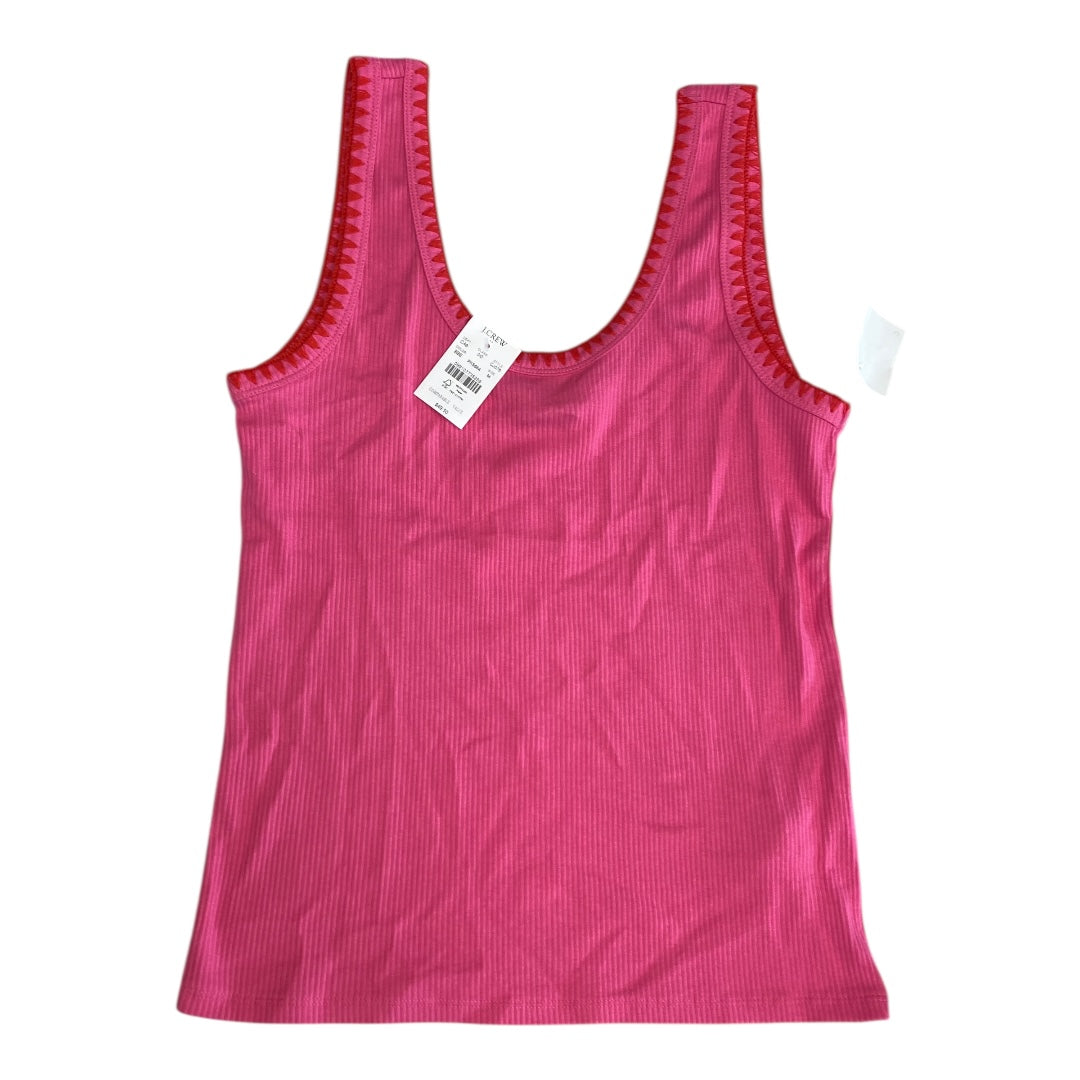Top Sleeveless By J. Crew In Pink, Size:M
