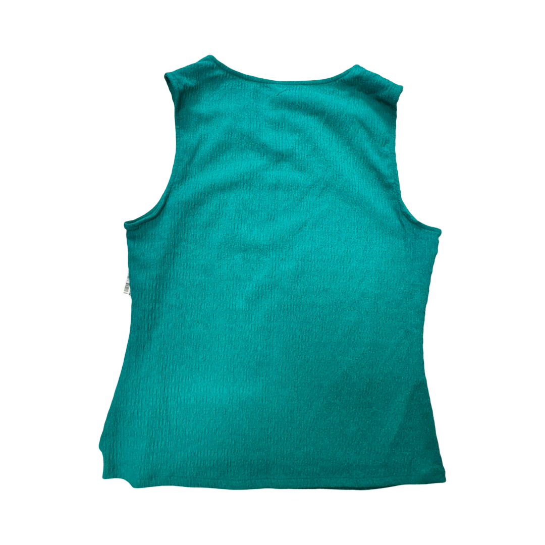 Top Sleeveless By Inc In Teal, Size:Xl