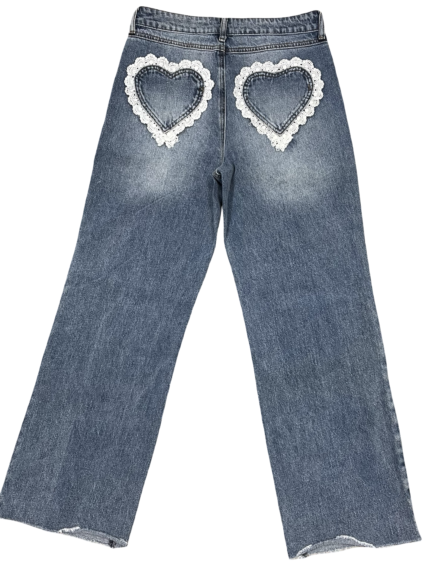 Jeans Wide Leg By Clothes Mentor In Blue Denim, Size:6