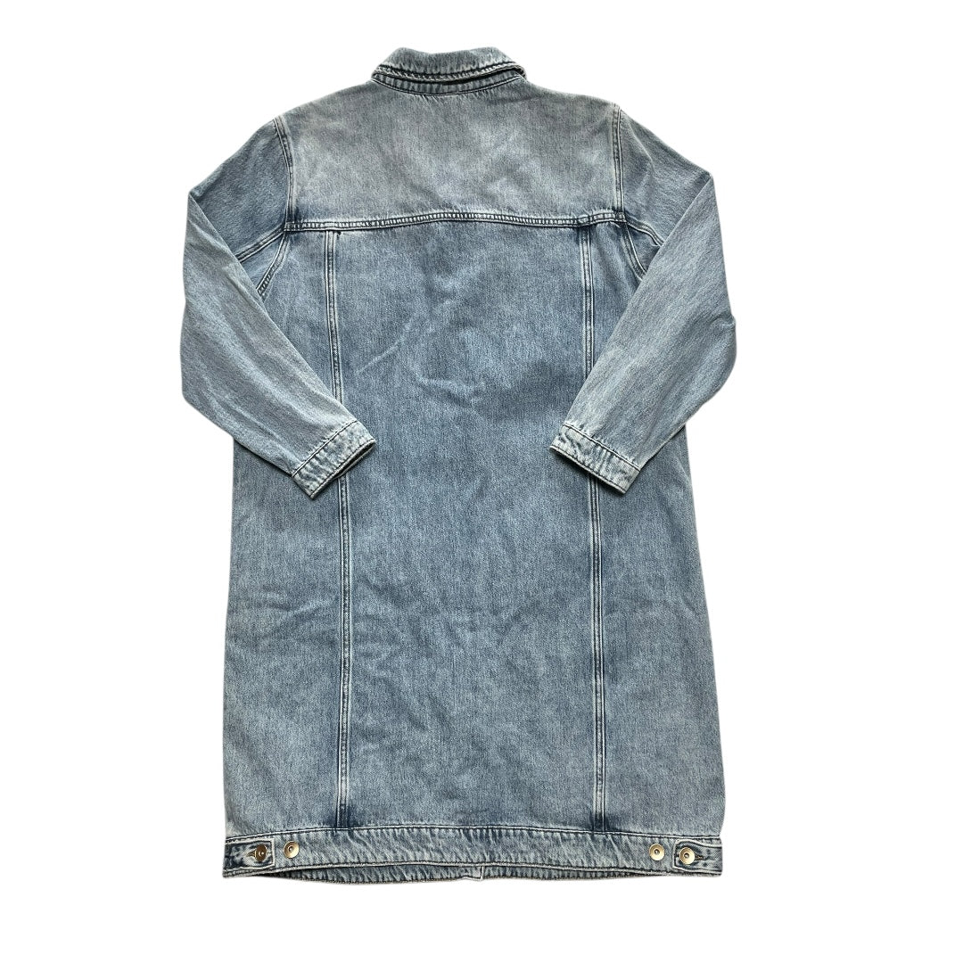 Blazer By Tribal In Blue Denim, Size:2X