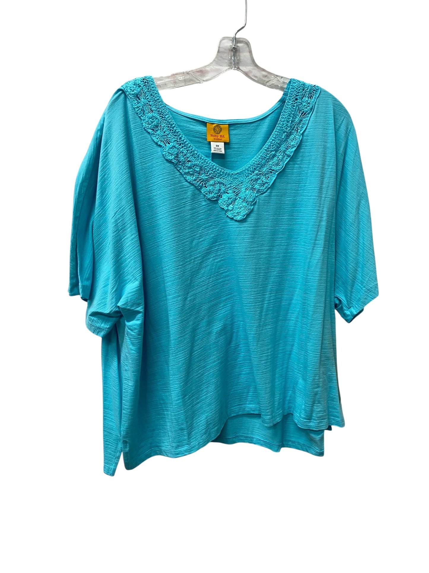 Top Ss By Ruby Rd In Blue, Size:3X