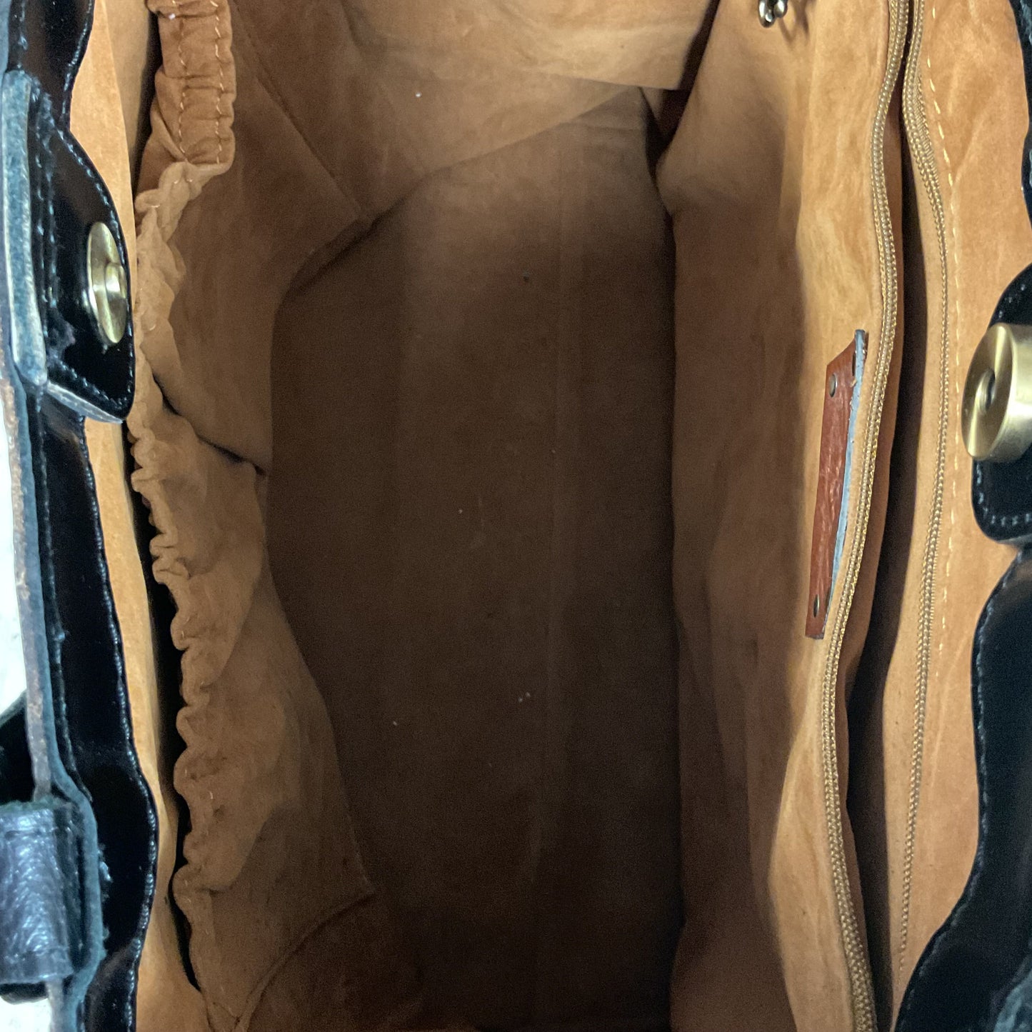 Handbag Designer By Patricia Nash In Black & Red, Size:Large