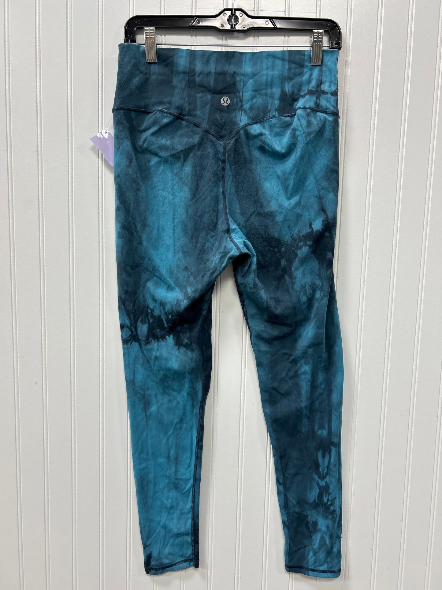Athletic Leggings By Lululemon In Blue, Size:10