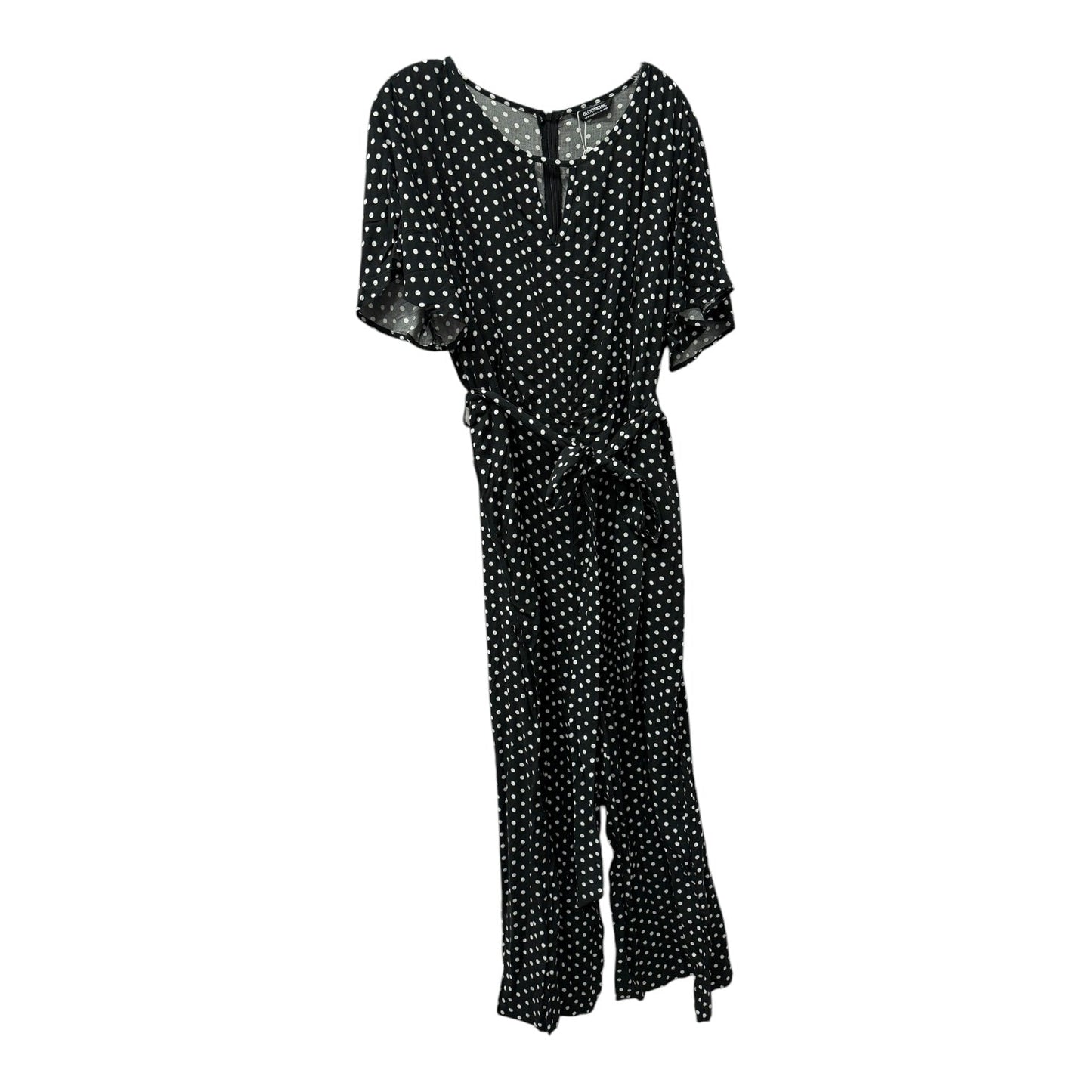 Jumpsuit By Bloomchic In Black & White, Size:1X