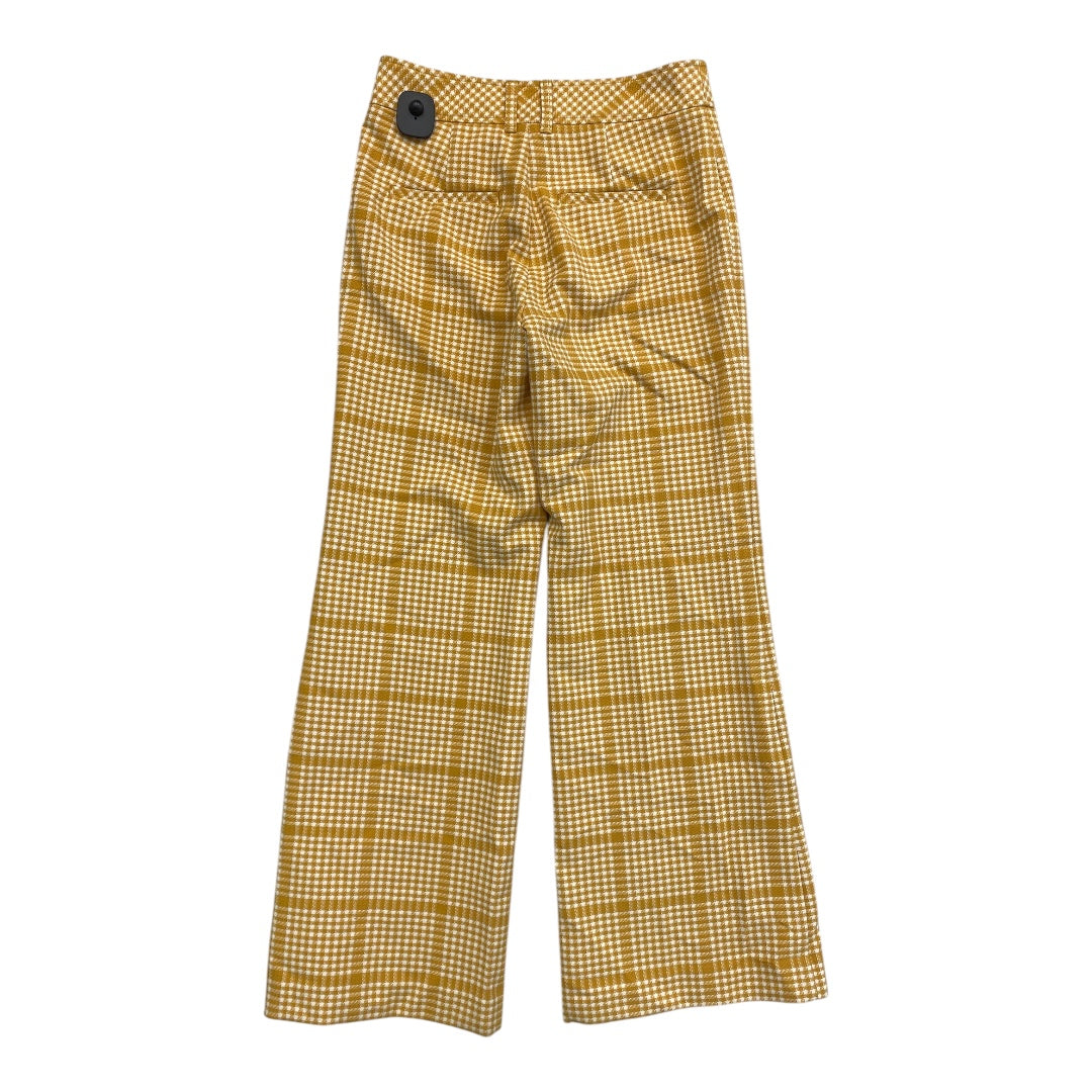 Pants Wide Leg By Maeve In Yellow, Size:4