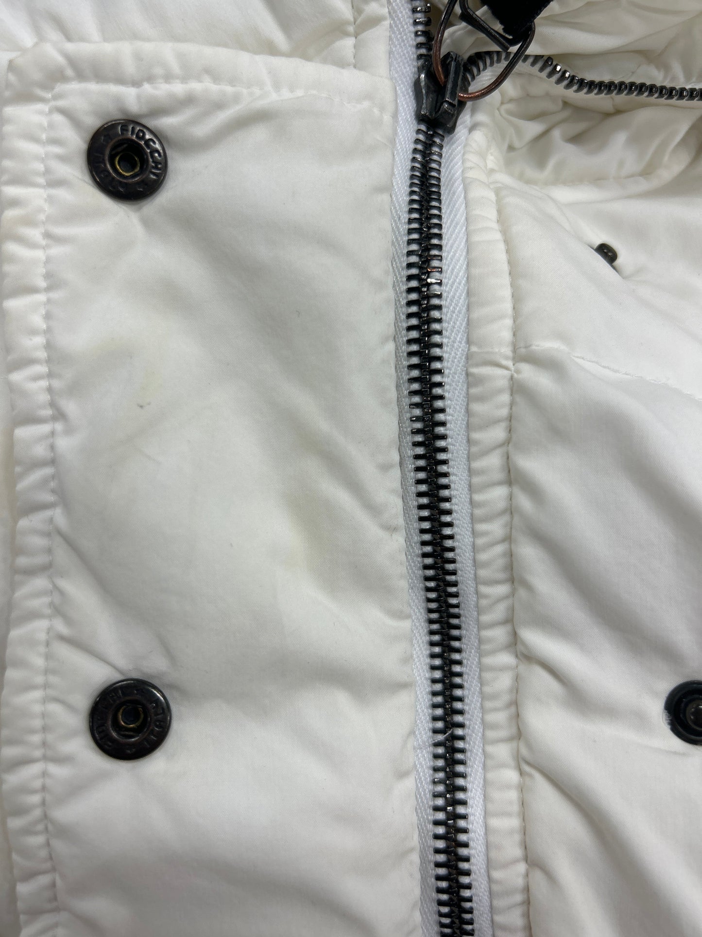 Coat Puffer & Quilted By Victor Wolf In White, Size:S