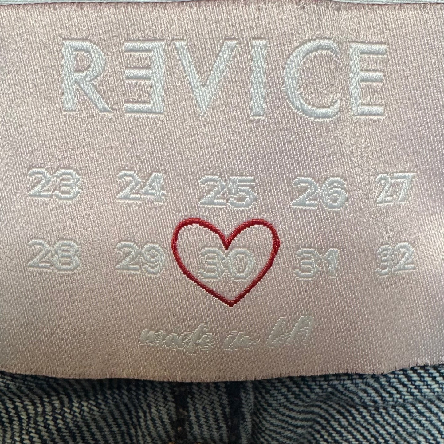 Jeans Straight By Revice In Blue Denim, Size: 10/30