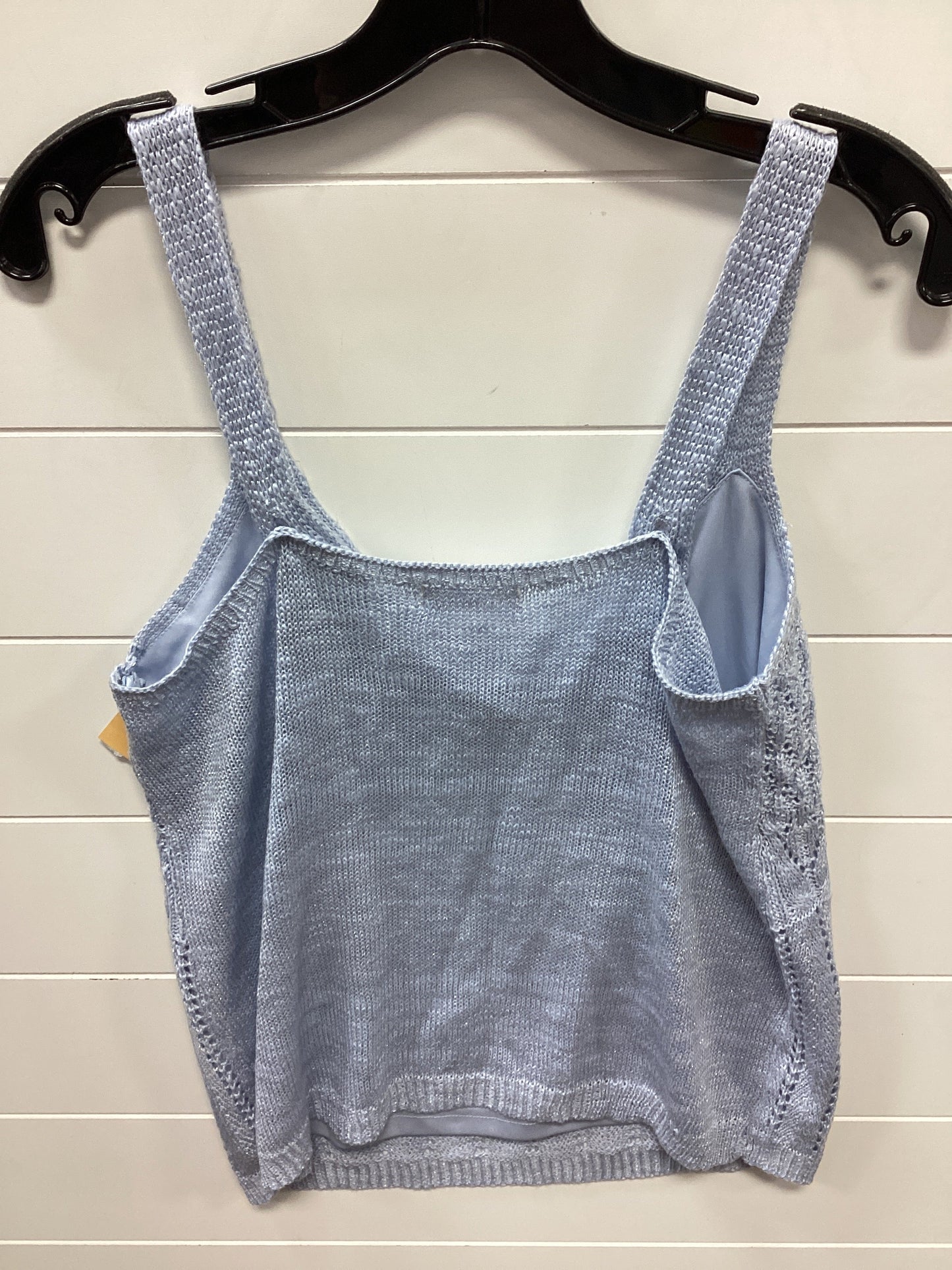 Top Sleeveless By Lc Lauren Conrad In Blue, Size:L