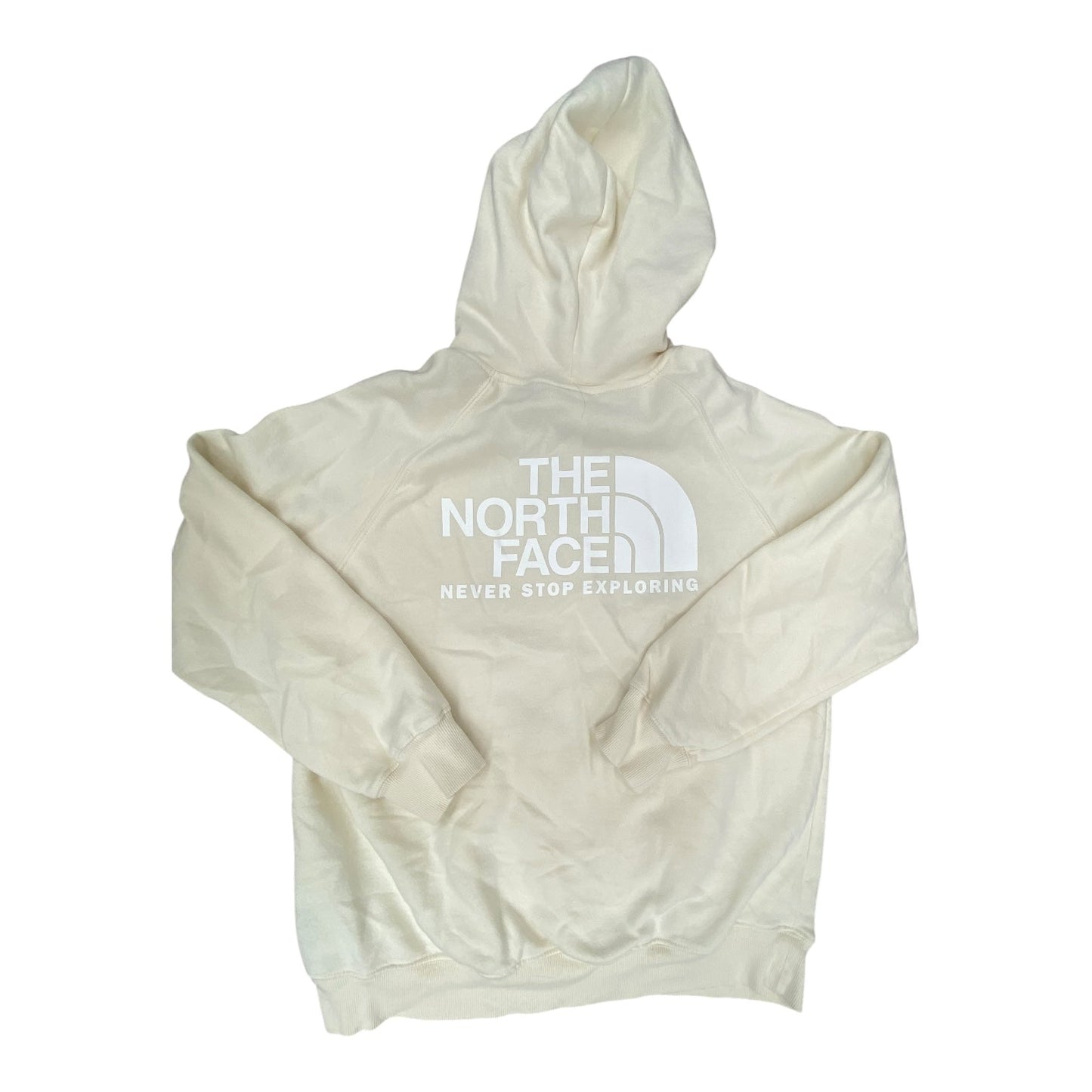 Sweatshirt Hoodie By The North Face In Cream, Size:L