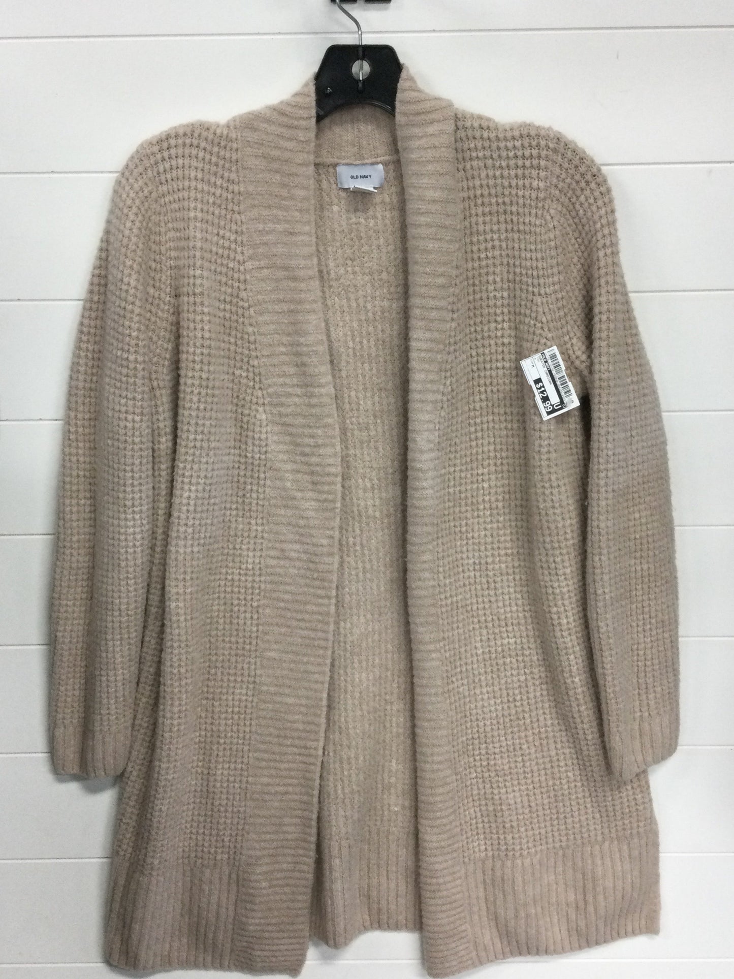 Sweater Cardigan By Old Navy In Tan, Size:M