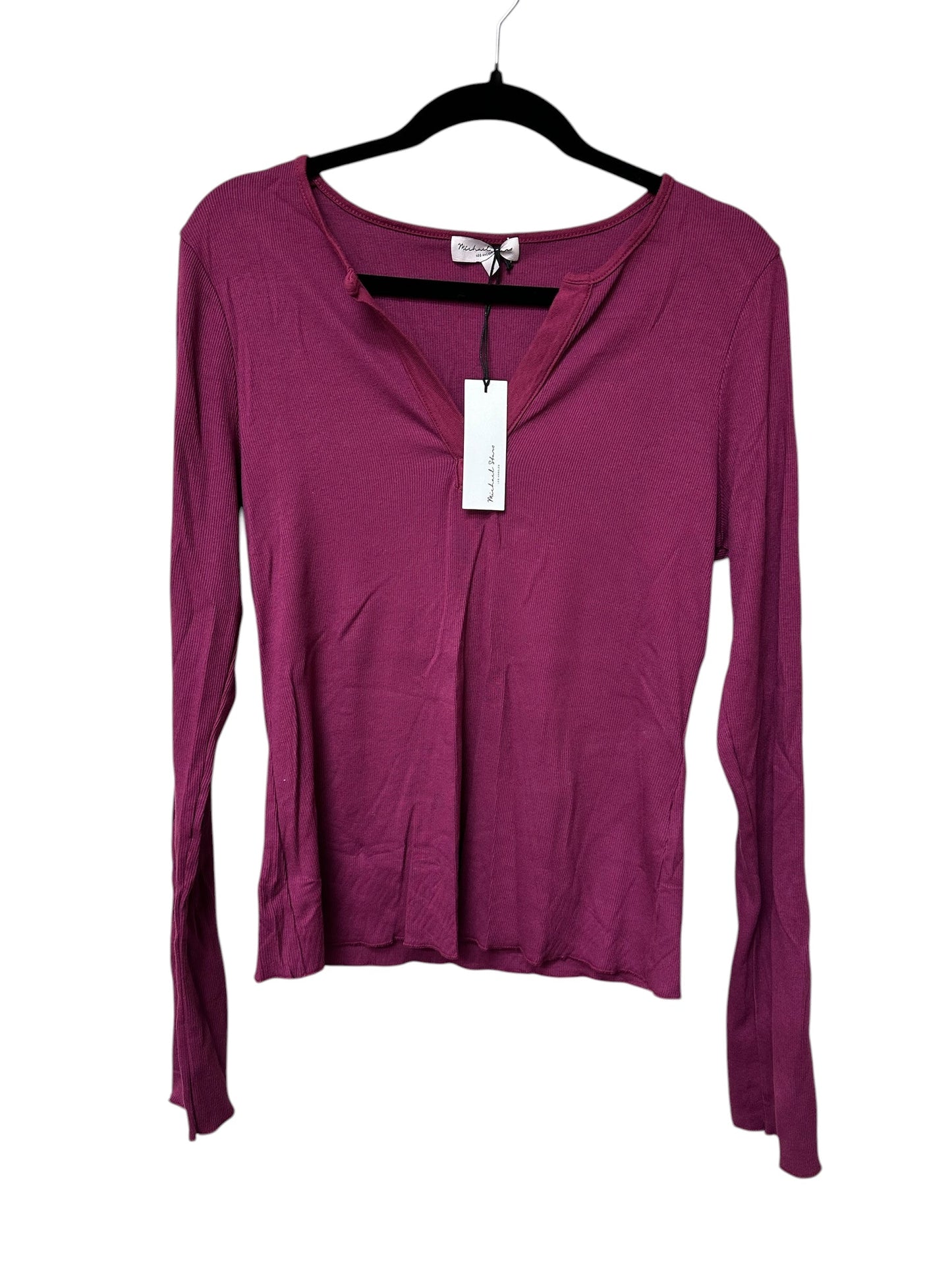 Top Ls By Michael Stars In Purple, Size:L