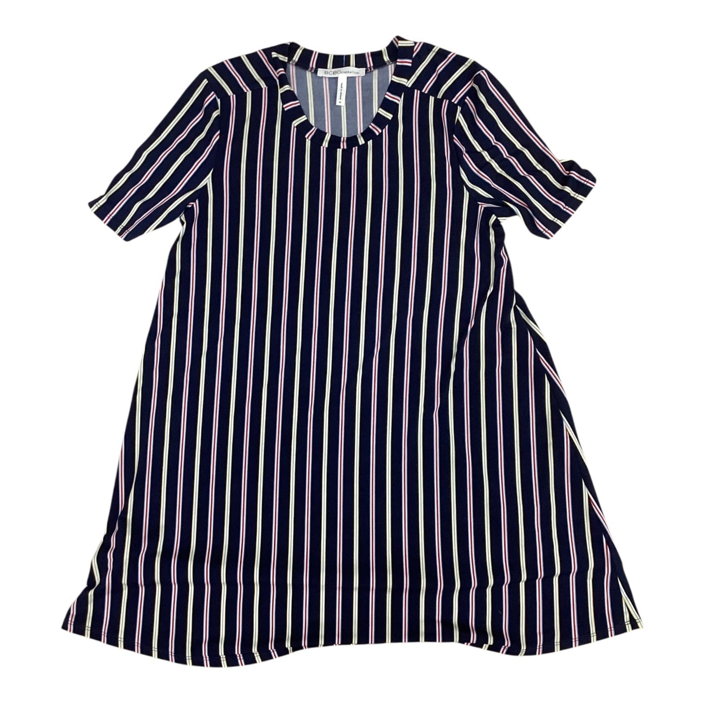 Tunic Ss By Bcbg In Striped Pattern, Size:M