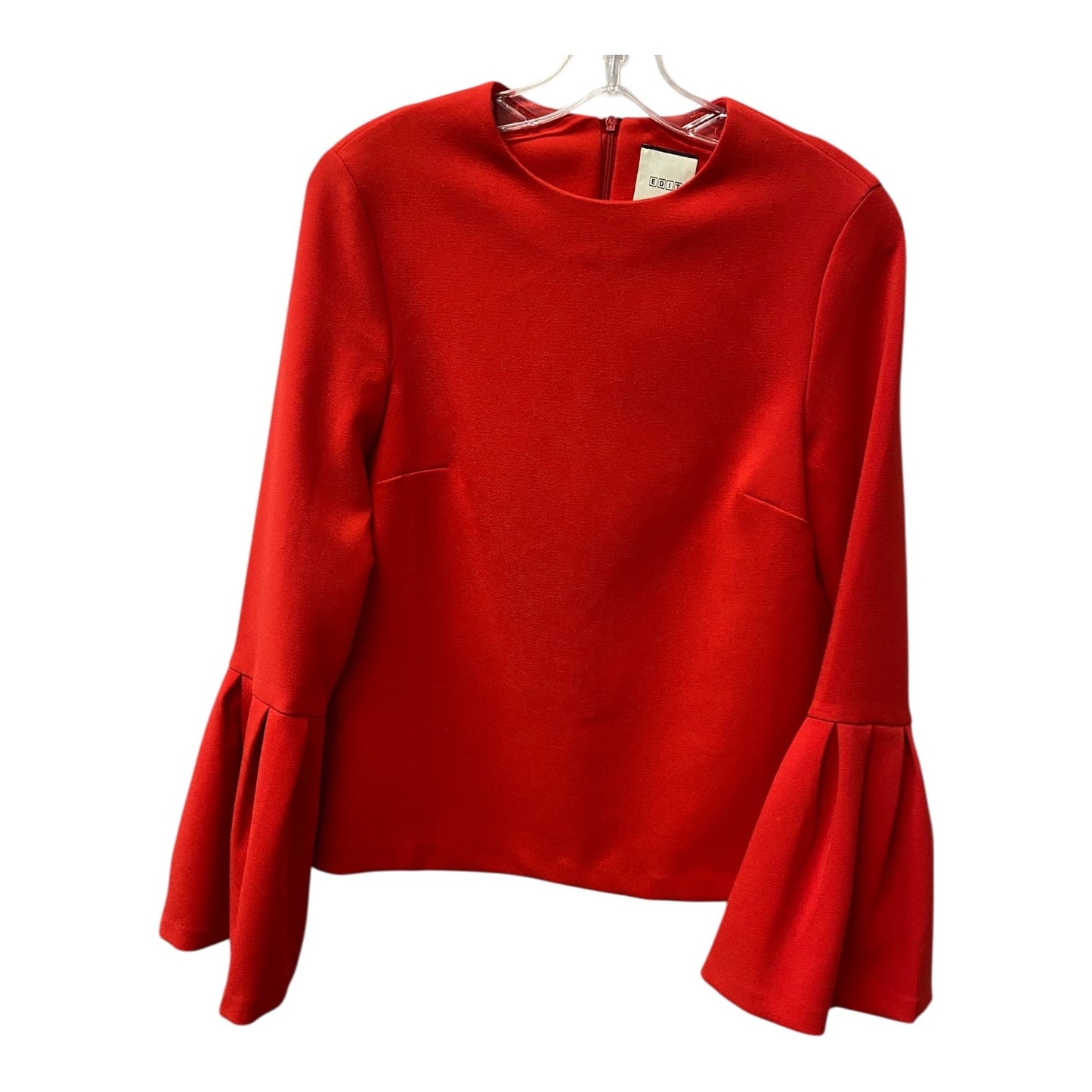 Top Ls By edit In Red, Size:Xs