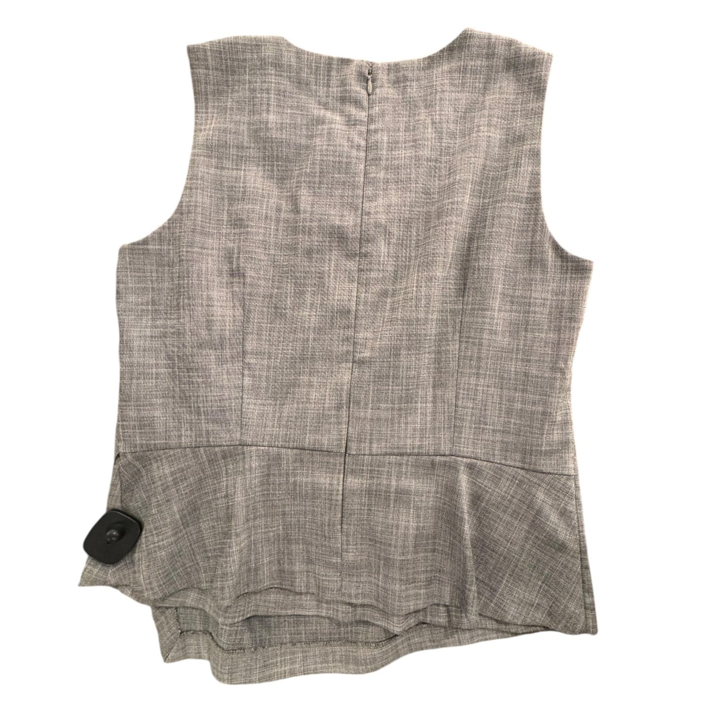 Top Sleeveless By Ann Taylor In Grey, Size:12