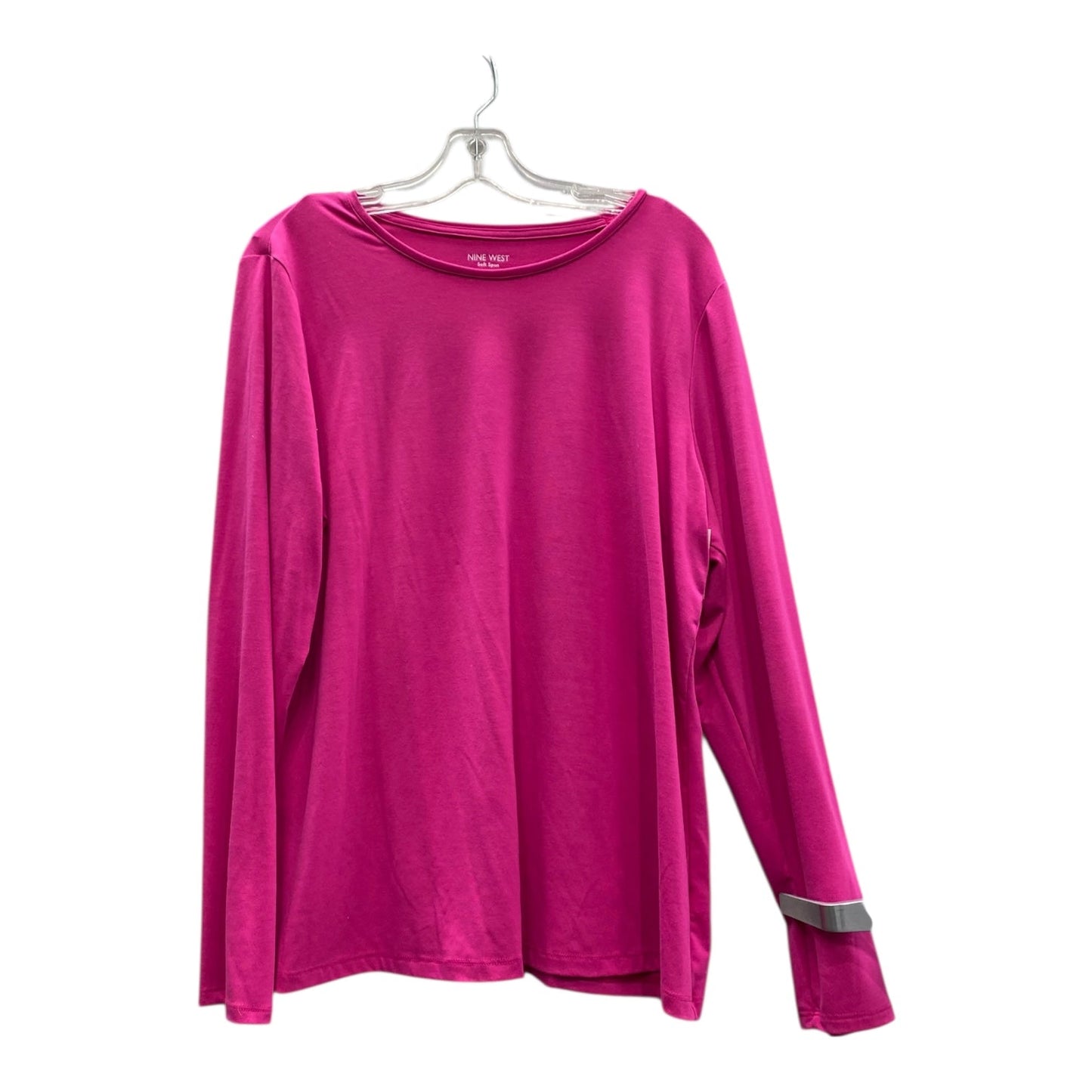 Top Ls Basic By Nine West In Pink, Size:1X
