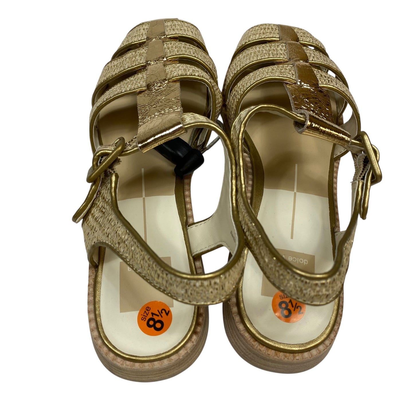 Shoes Flats By Dolce Vita In Gold, Size:8.5