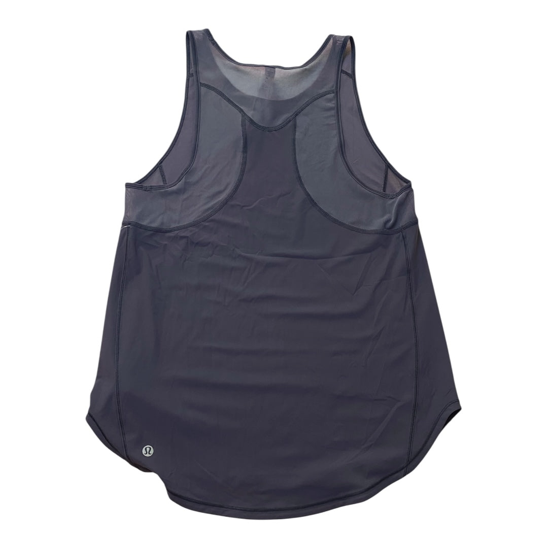 Athletic Tank Top By Lululemon In Grey, Size:6