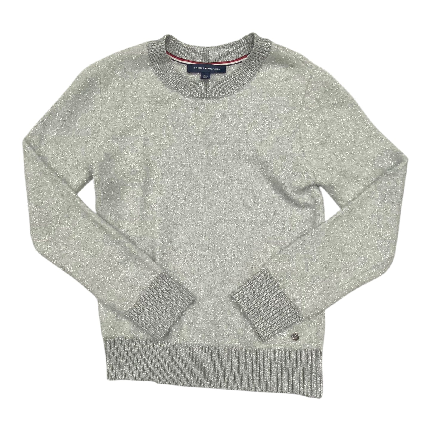 Sweater By Tommy Hilfiger In Grey, Size:Xs