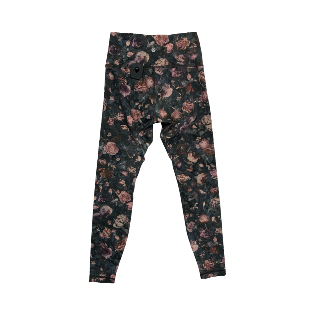 Athletic Leggings By Lululemon In Multi, Size:6