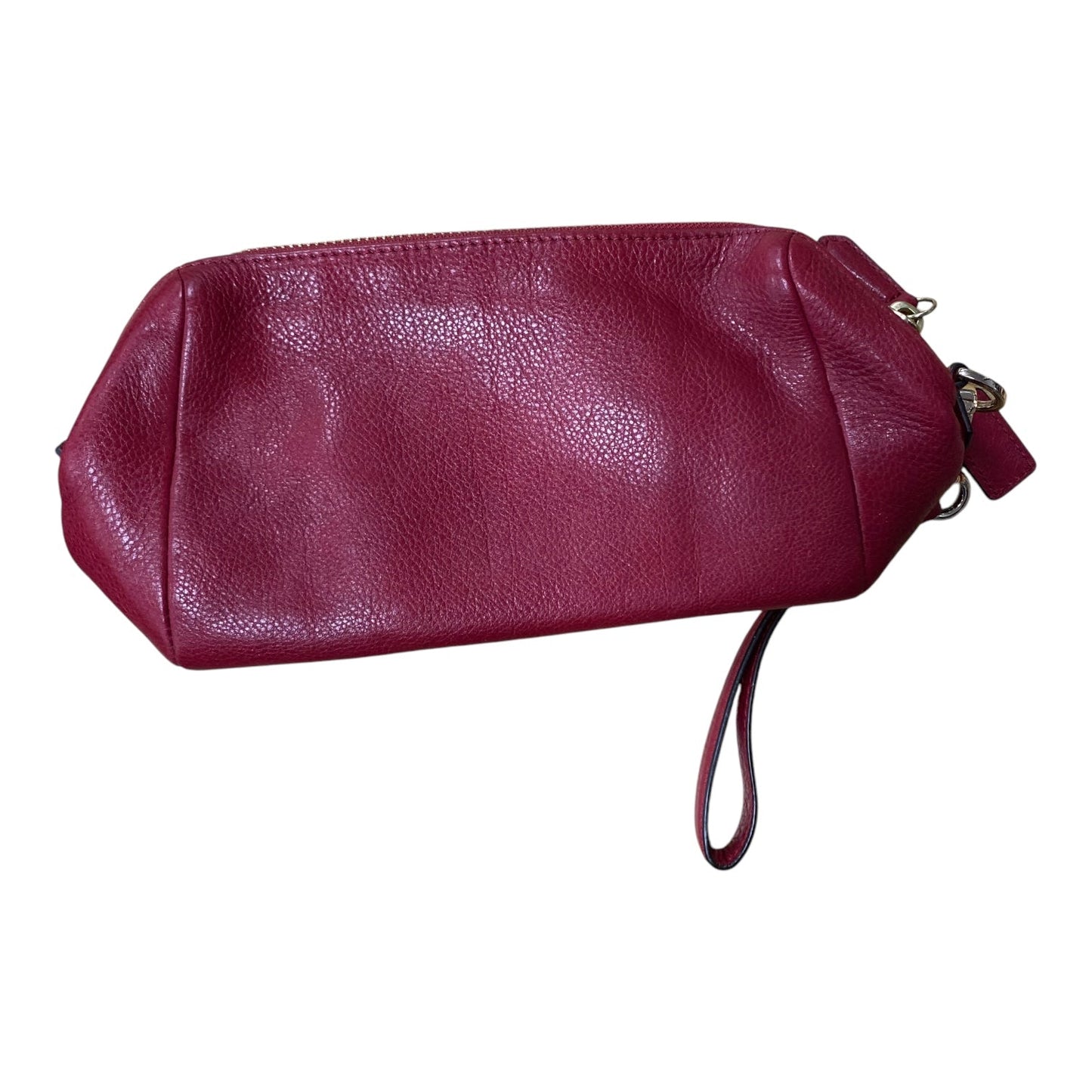 Wristlet Designer By Coach In Red, Size:Medium