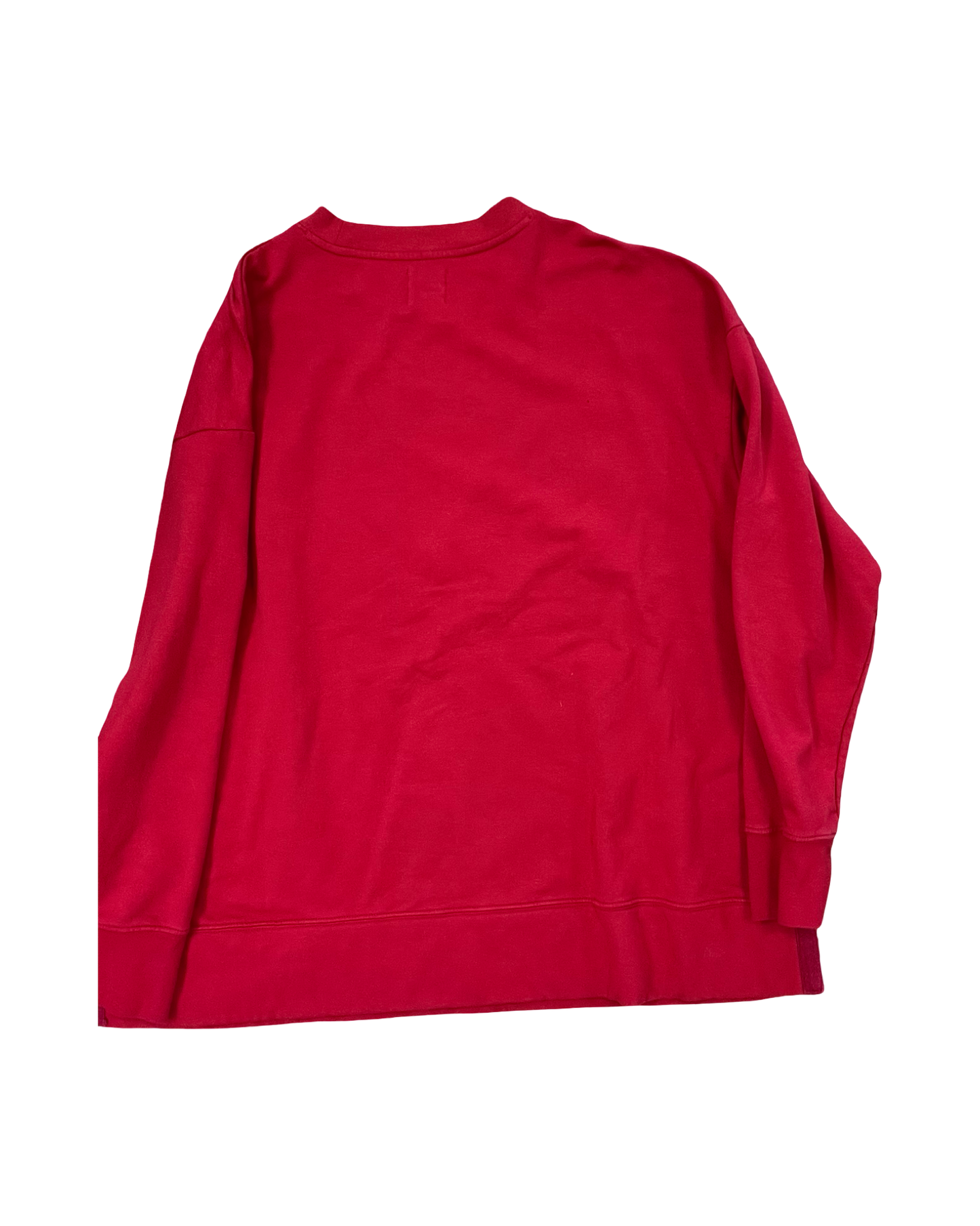 Sweatshirt Crewneck By Clothes Mentor In Red, Size:L