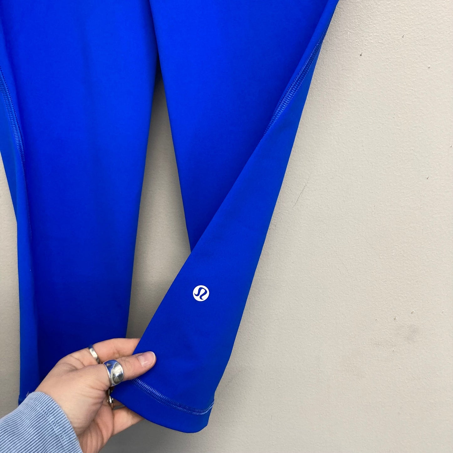 Athletic Leggings By Lululemon In Blue, Size:S