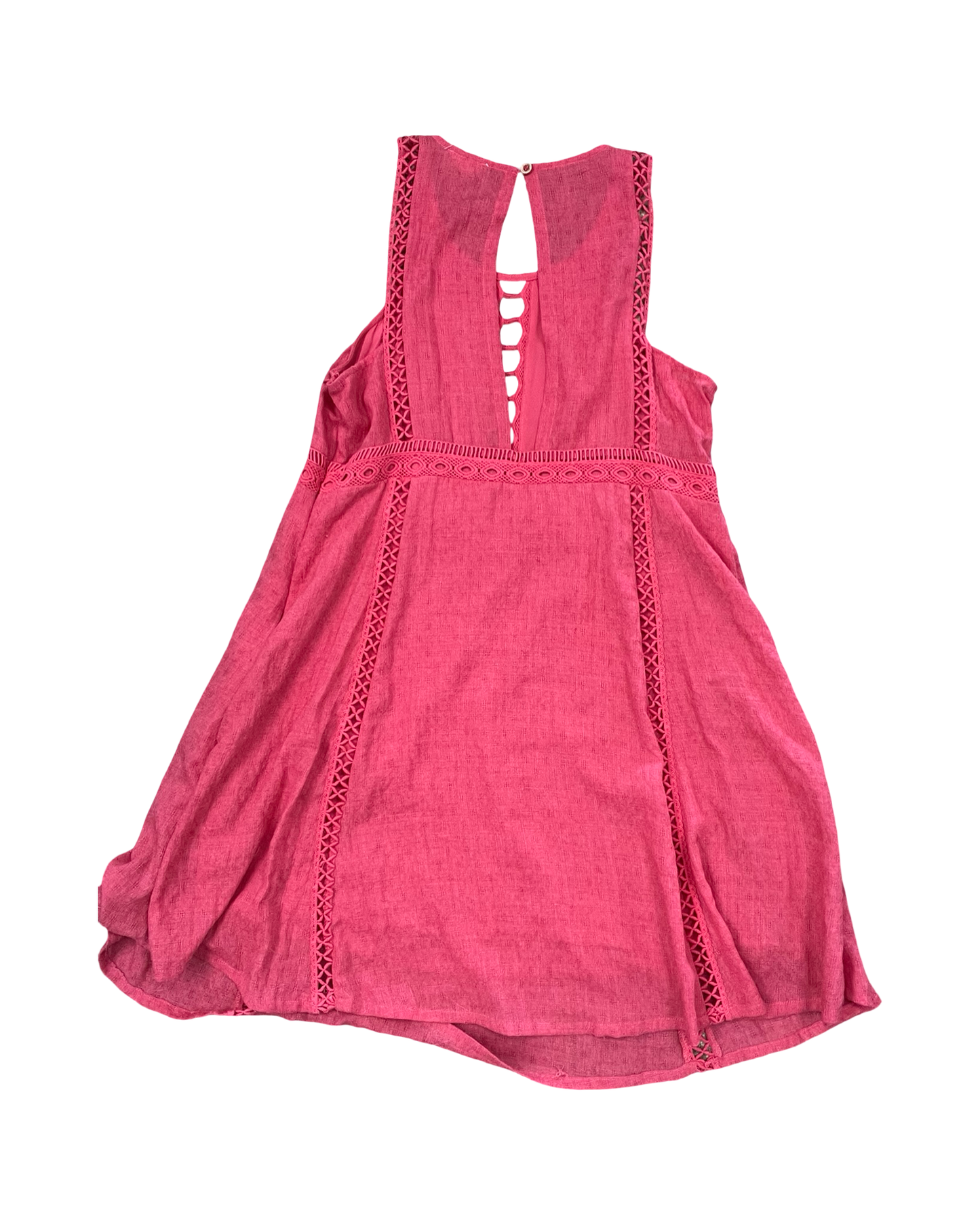 Dress Casual Midi By Hem & Thread In Red, Size:L