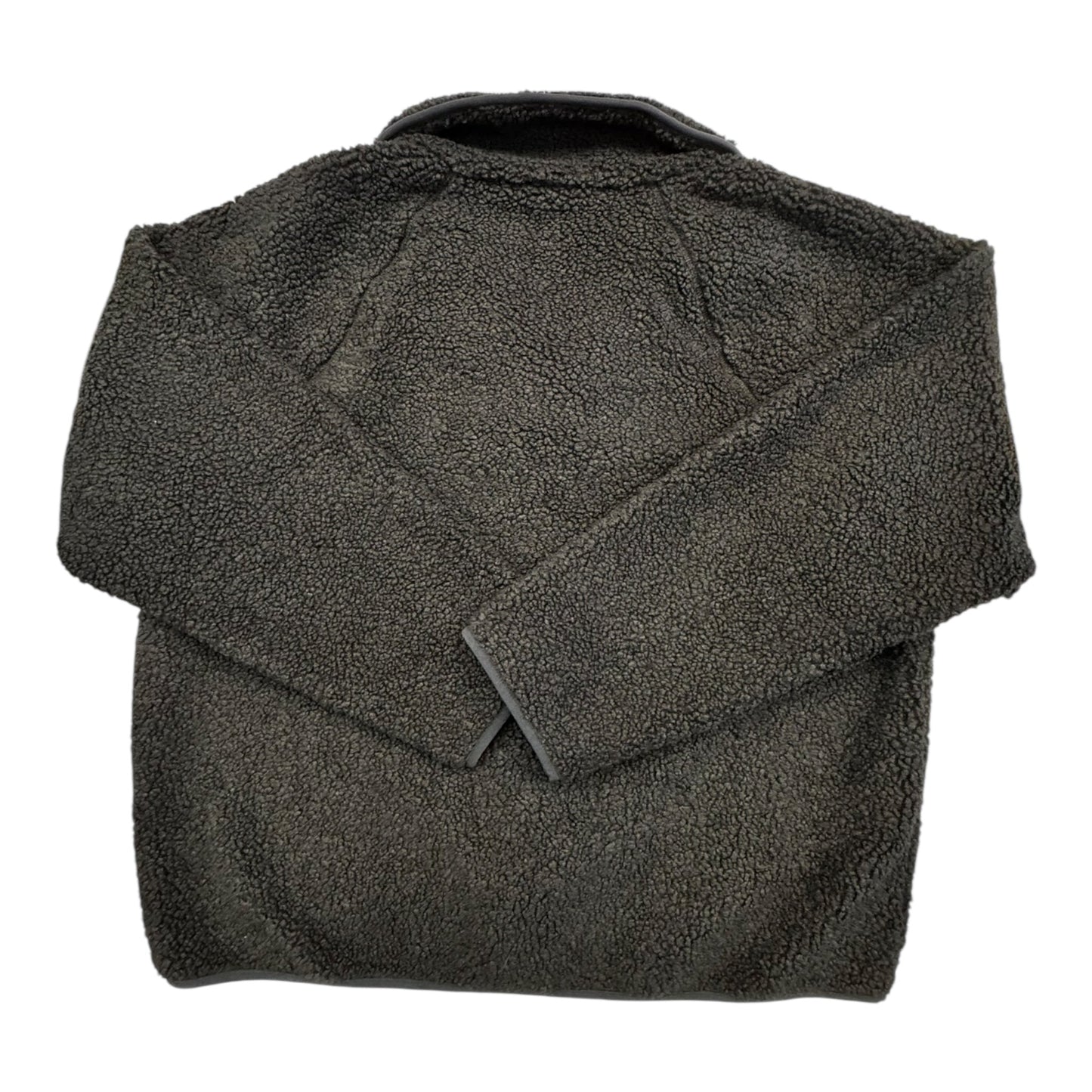 Jacket Faux Fur & Sherpa By Gapfit In Black, Size:Xxl