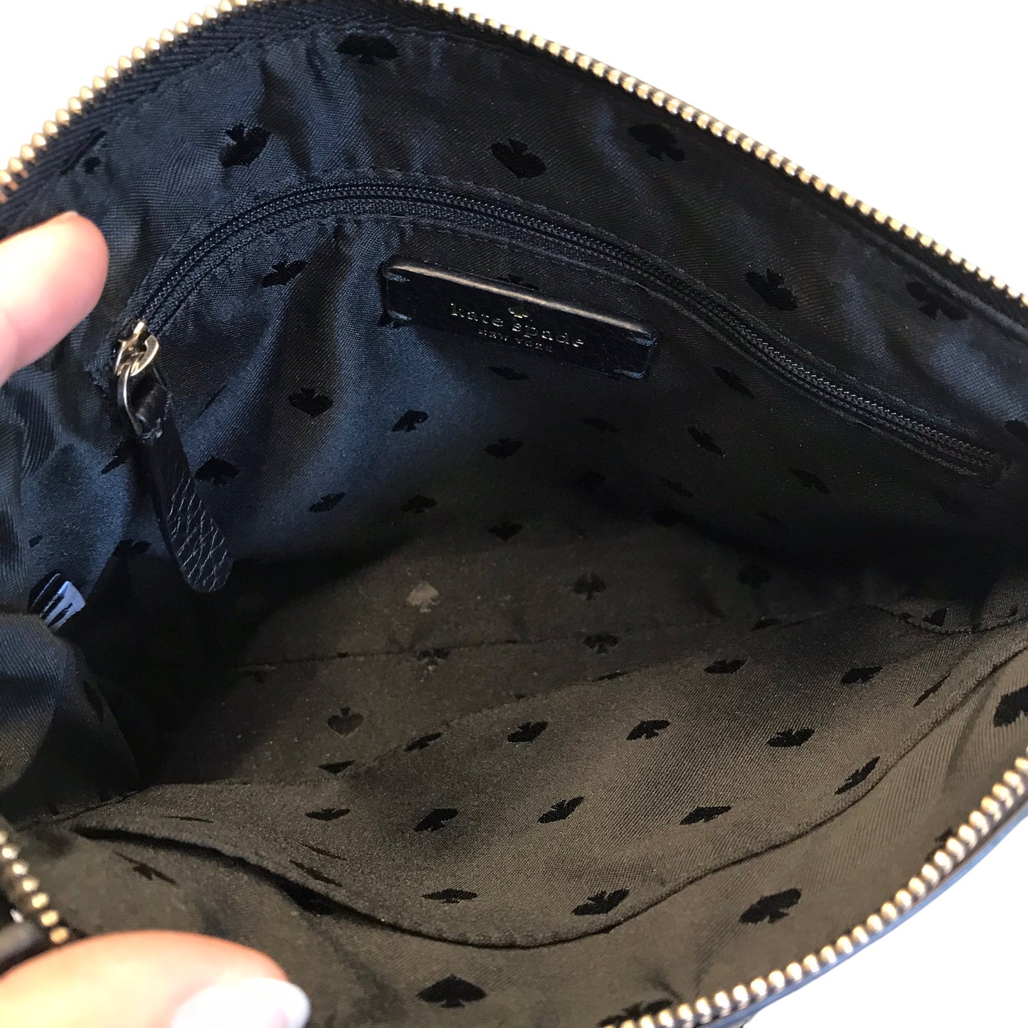 Crossbody Designer By Kate Spade In Black, Size:Small