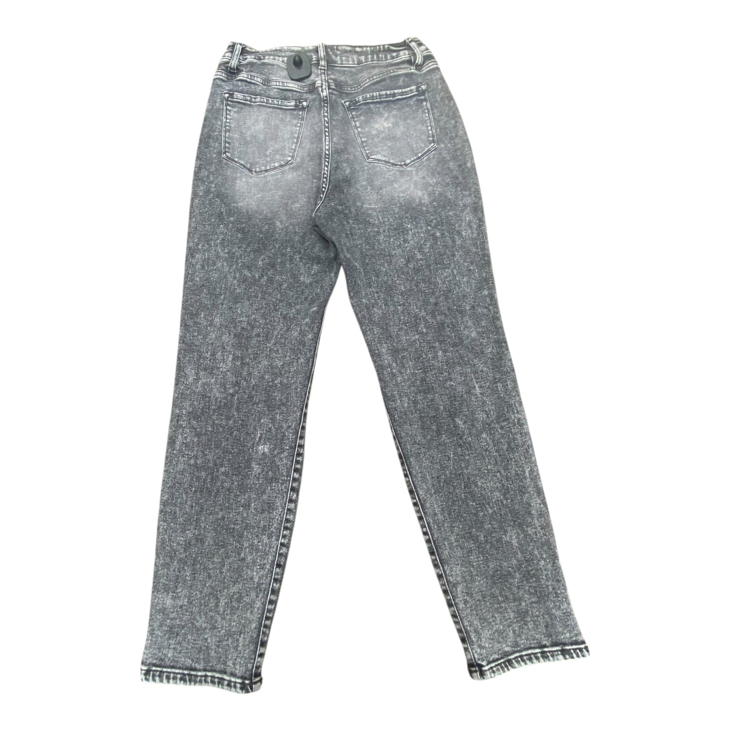 Jeans Straight By Kancan In Black Denim, Size:6