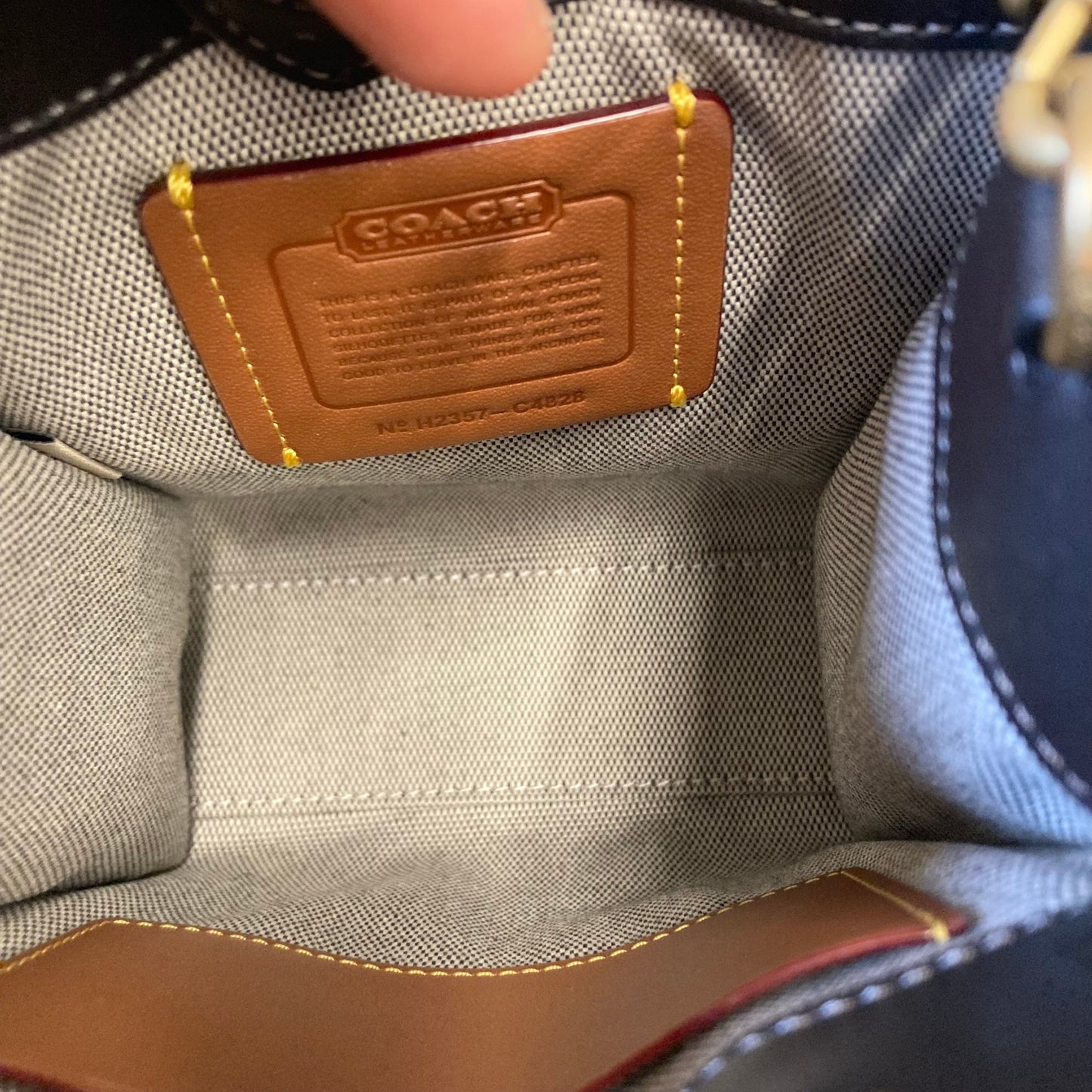 Crossbody Designer By Coach In Black, Size:Small
