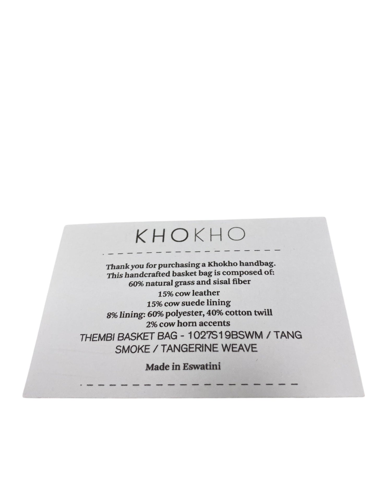 Handbag Luxury Brand By KHOKHO, Size: Small