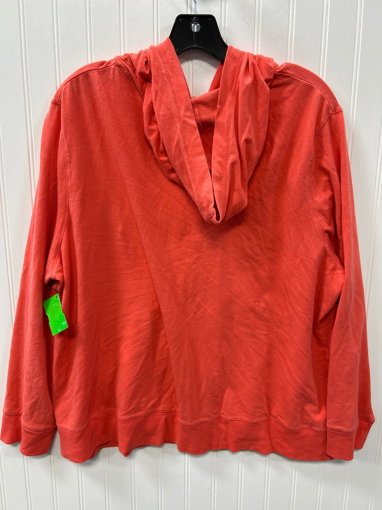 Sweatshirt Hoodie By Style And Co Collection Women In Orange, Size:2X