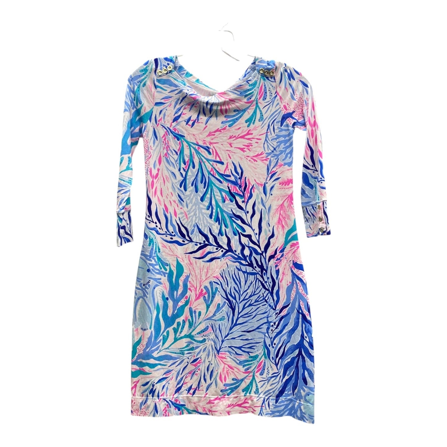 Dress Designer By Lilly Pulitzer In Blue, Size:Xxs