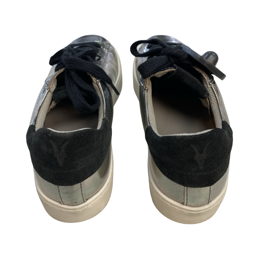 Shoes Designer By All Saints In Silver, Size:8