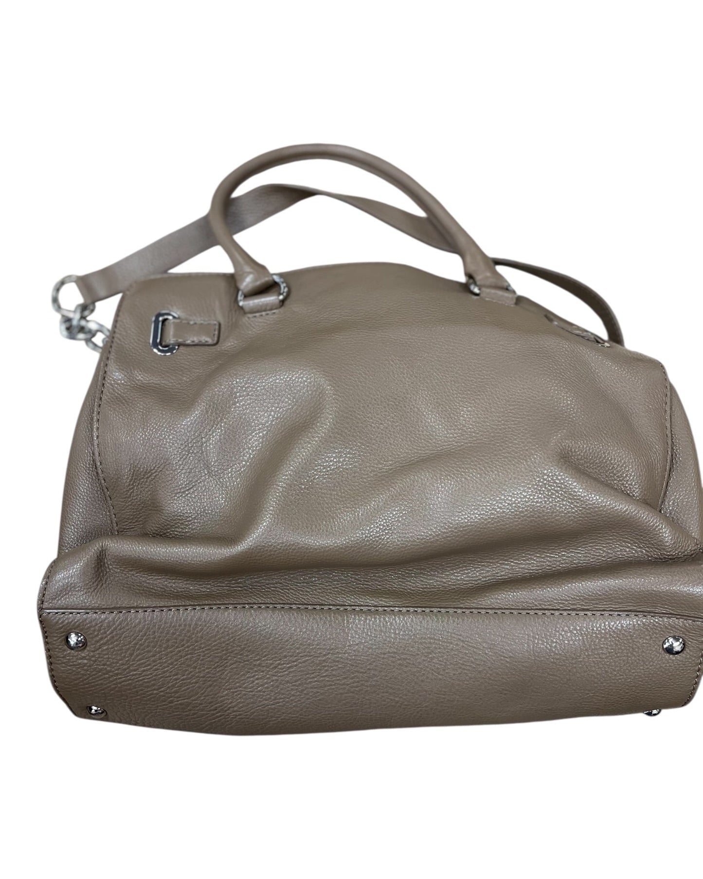 Handbag Designer By Michael Kors In Beige, Size:Large