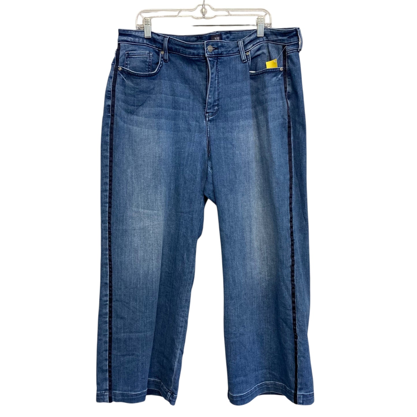 Jeans Wide Leg By Not Your Daughters Jeans In Blue Denim, Size:18