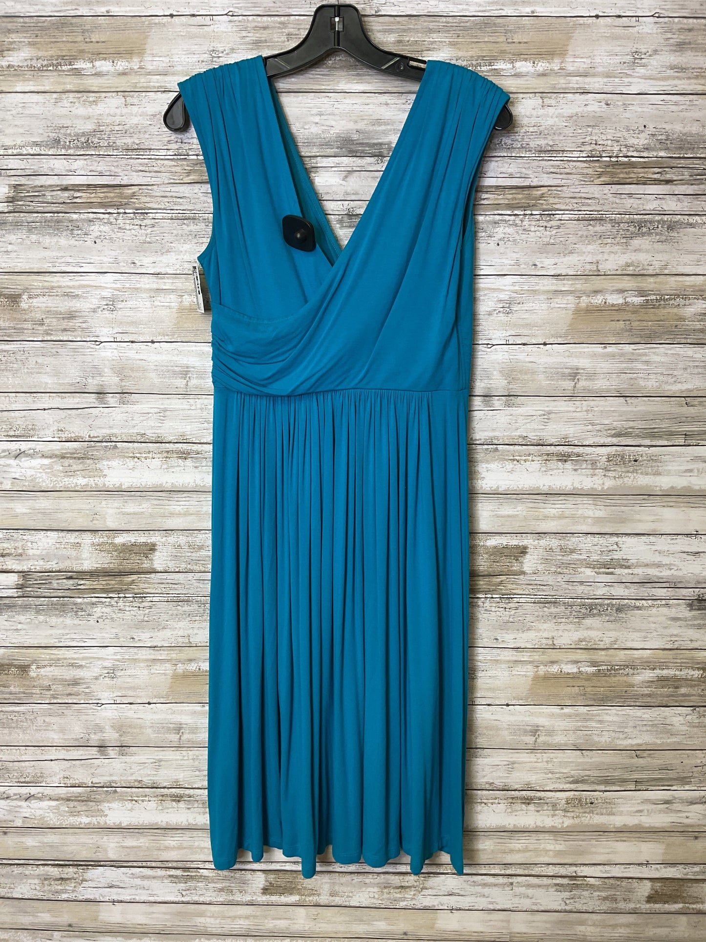 Dress Casual Midi By Ann Taylor In Blue, Size:S