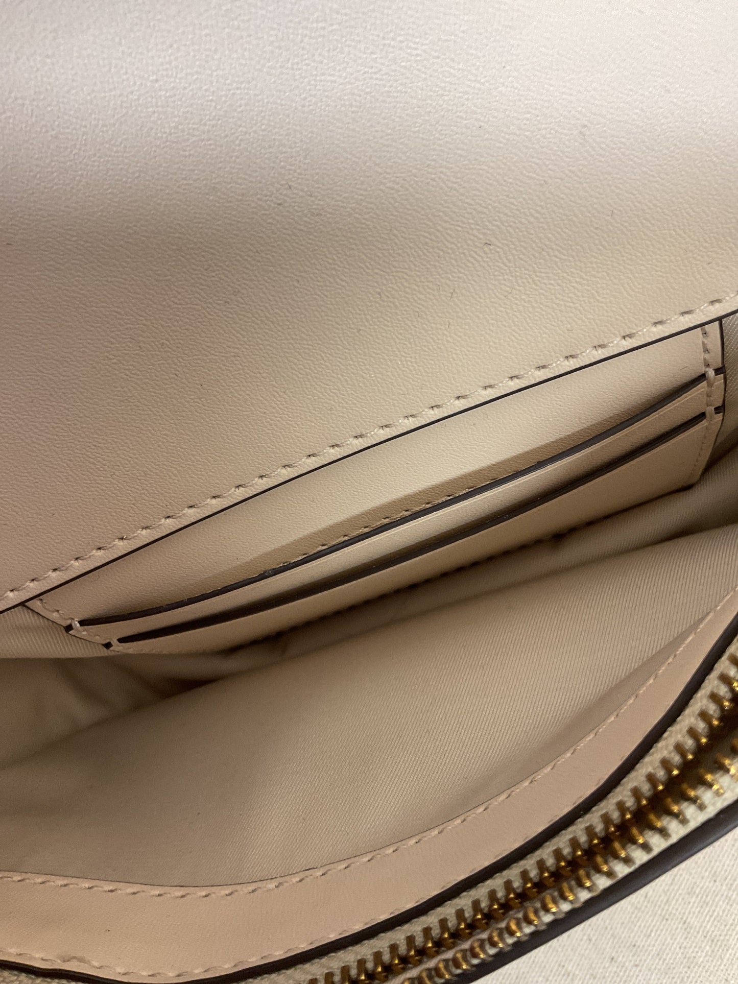 Crossbody Designer By Tory Burch In Gold, Size:Small