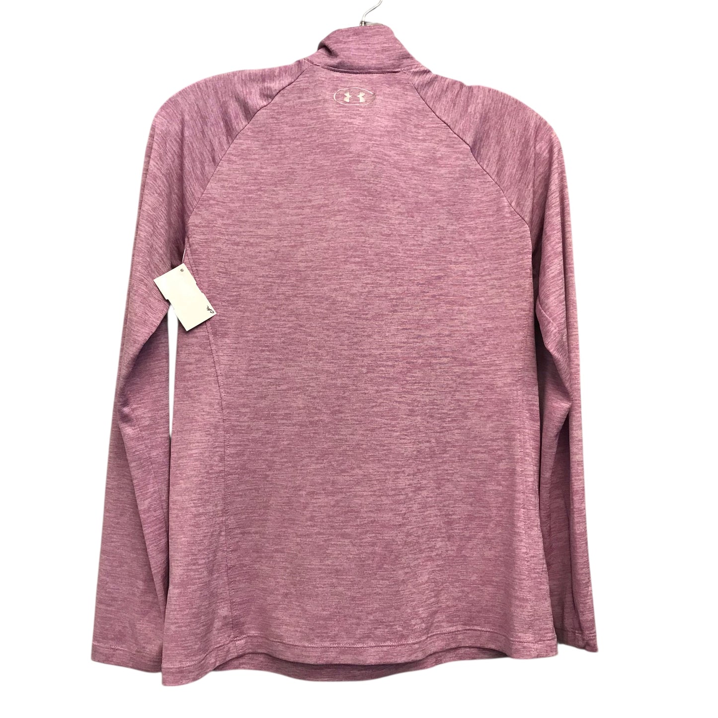 Athletic Top Ls Collar By Under Armour In Purple, Size:M
