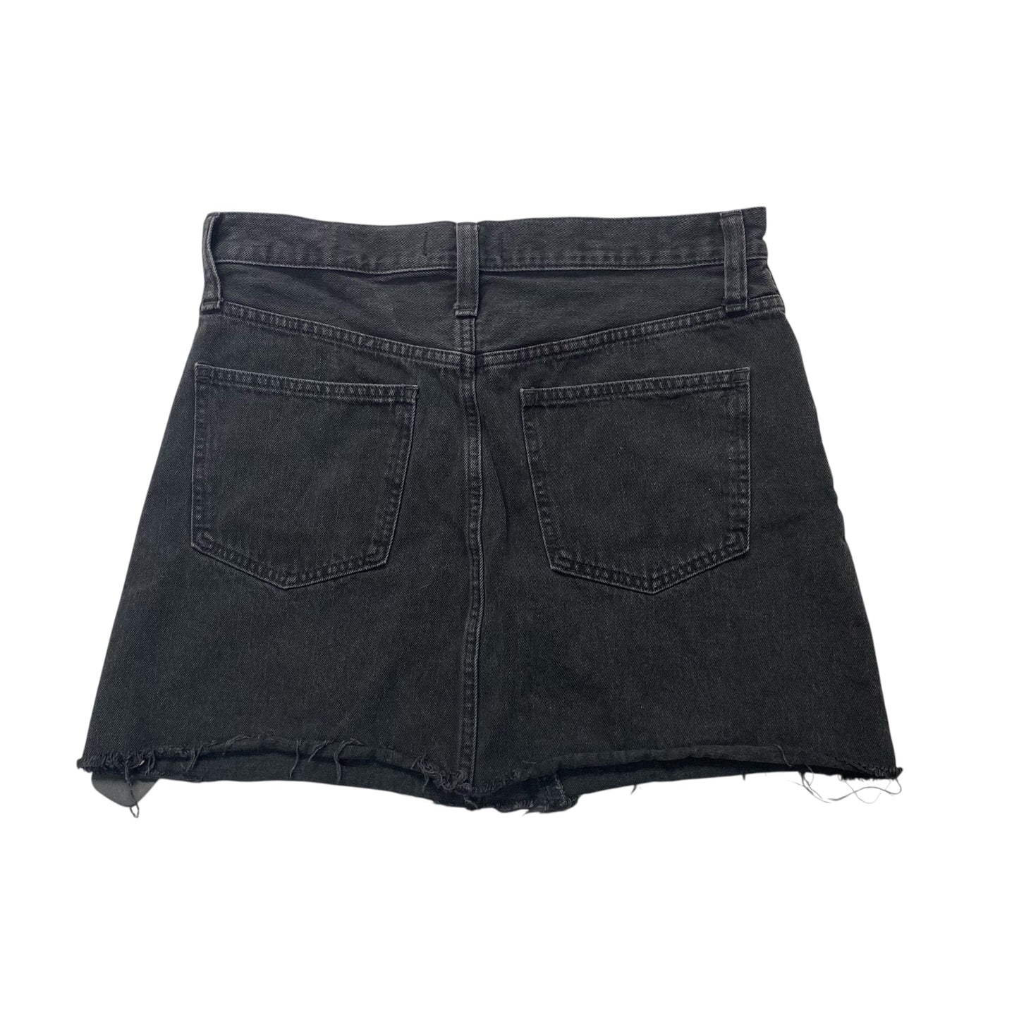 Skirt Mini & Short By Madewell In Grey Denim, Size:8