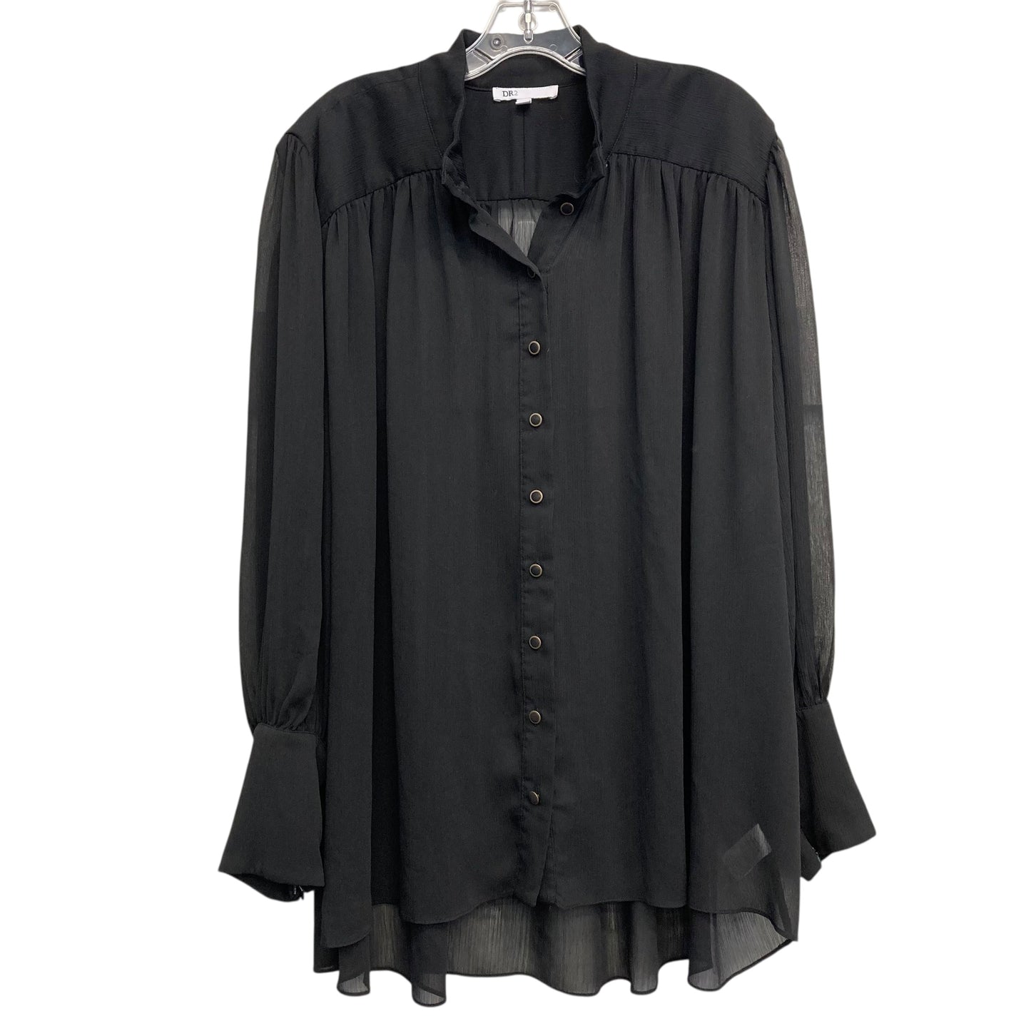 Top Ls By Dr2 In Black, Size:3X