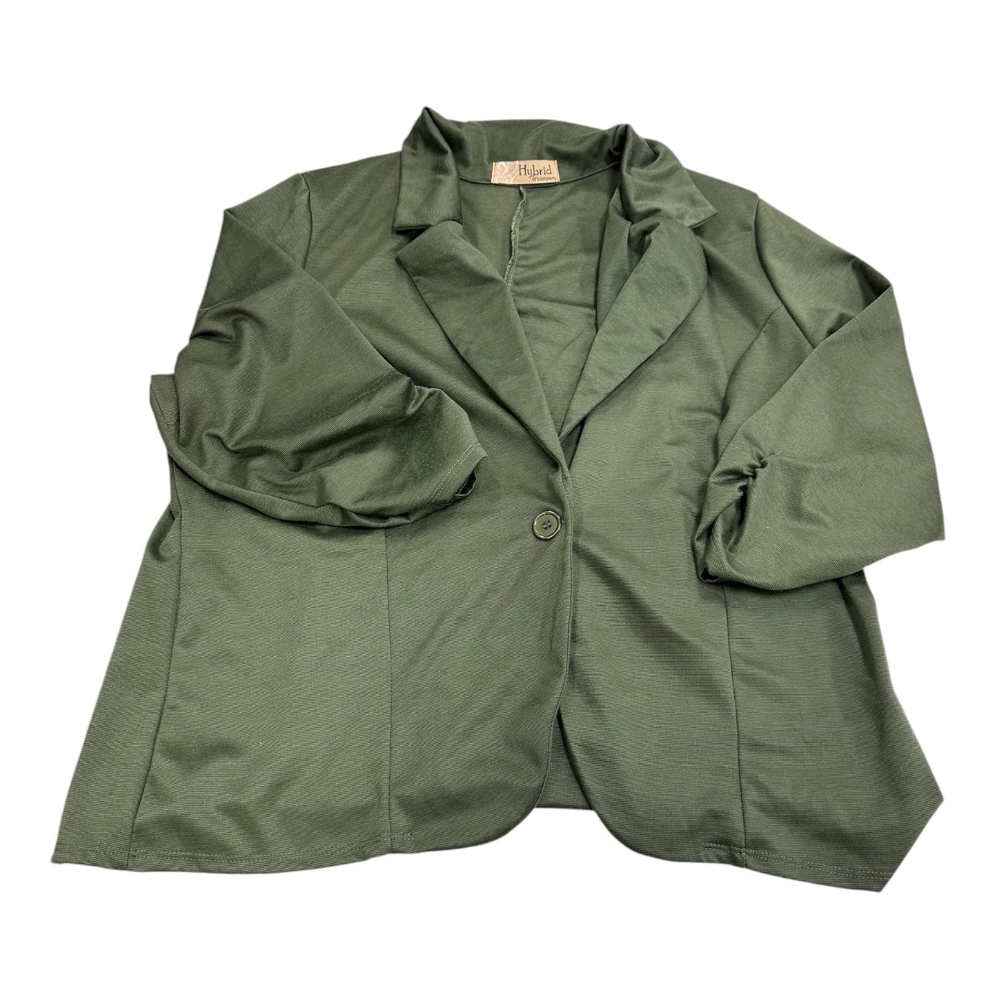 Jacket Other By Hybrid In Green, Size:3X