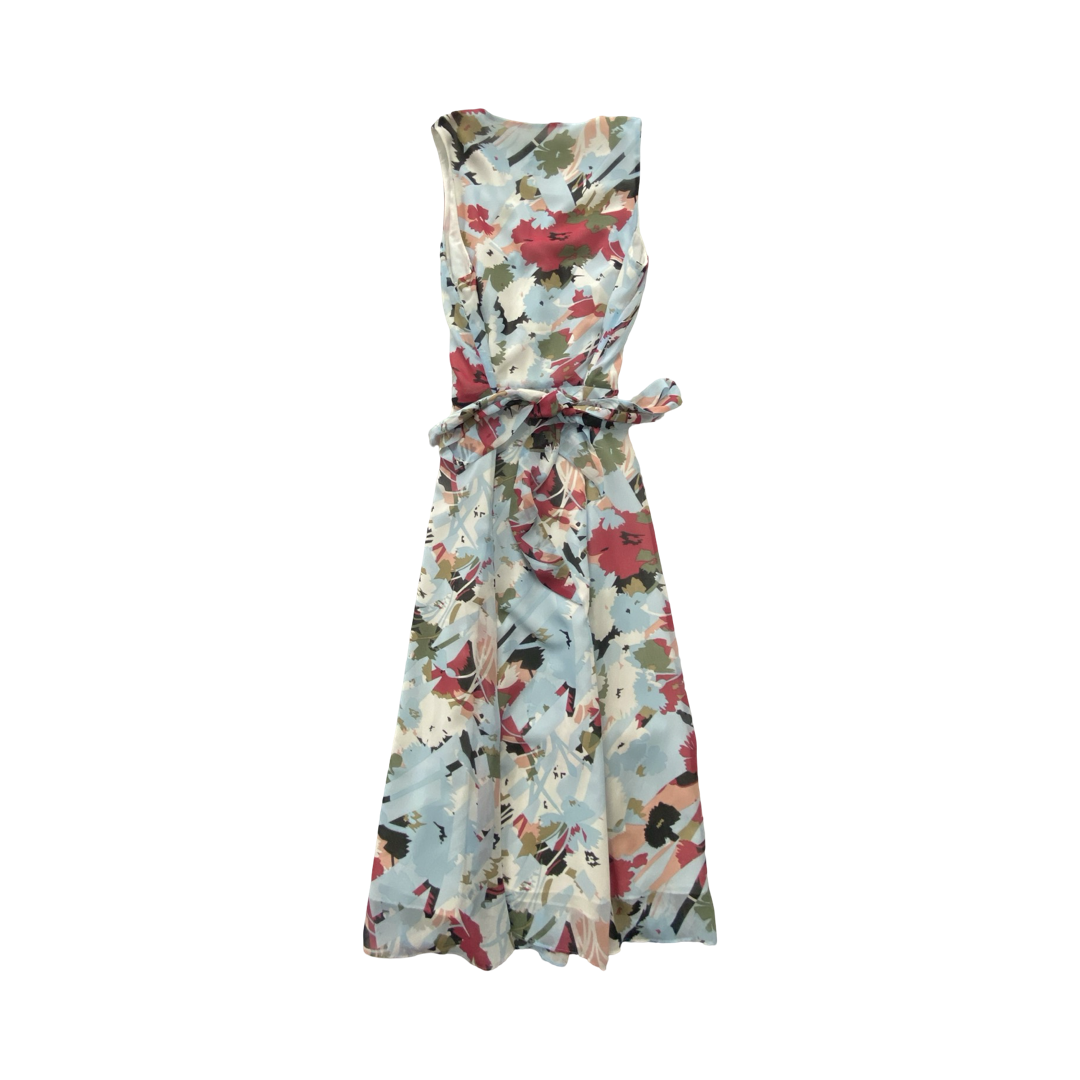 Dress Casual Maxi By Anne Klein In Multi, Size:8