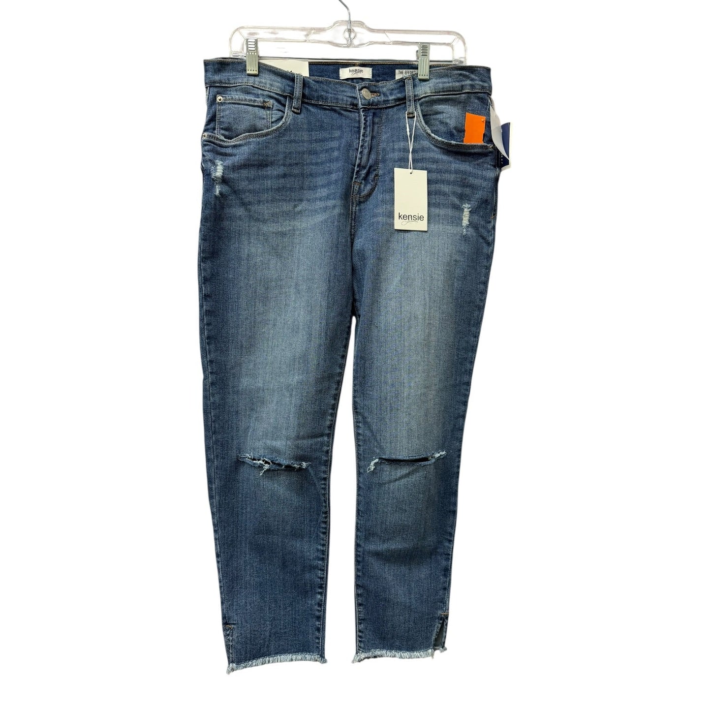 Jeans Skinny By Kensie In Blue, Size:12