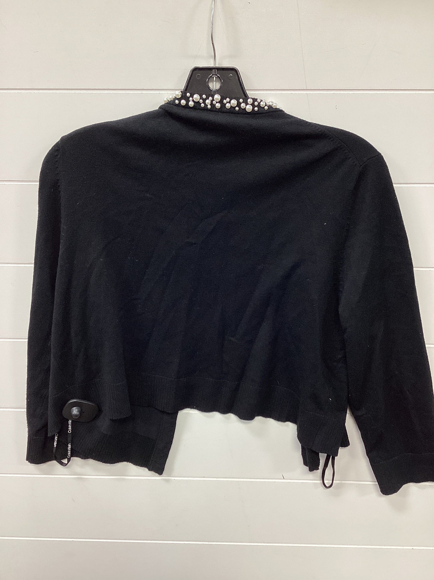 Top Ls By Calvin Klein In Black, Size:L