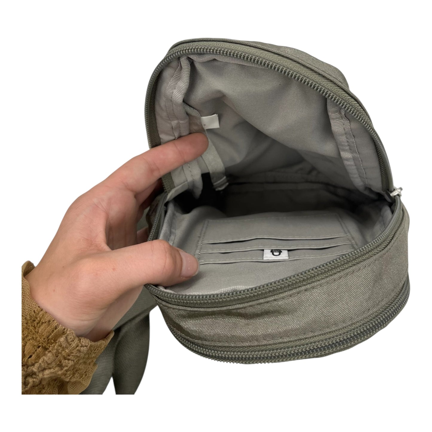 Backpack By Baggallini In Taupe, Size:Small